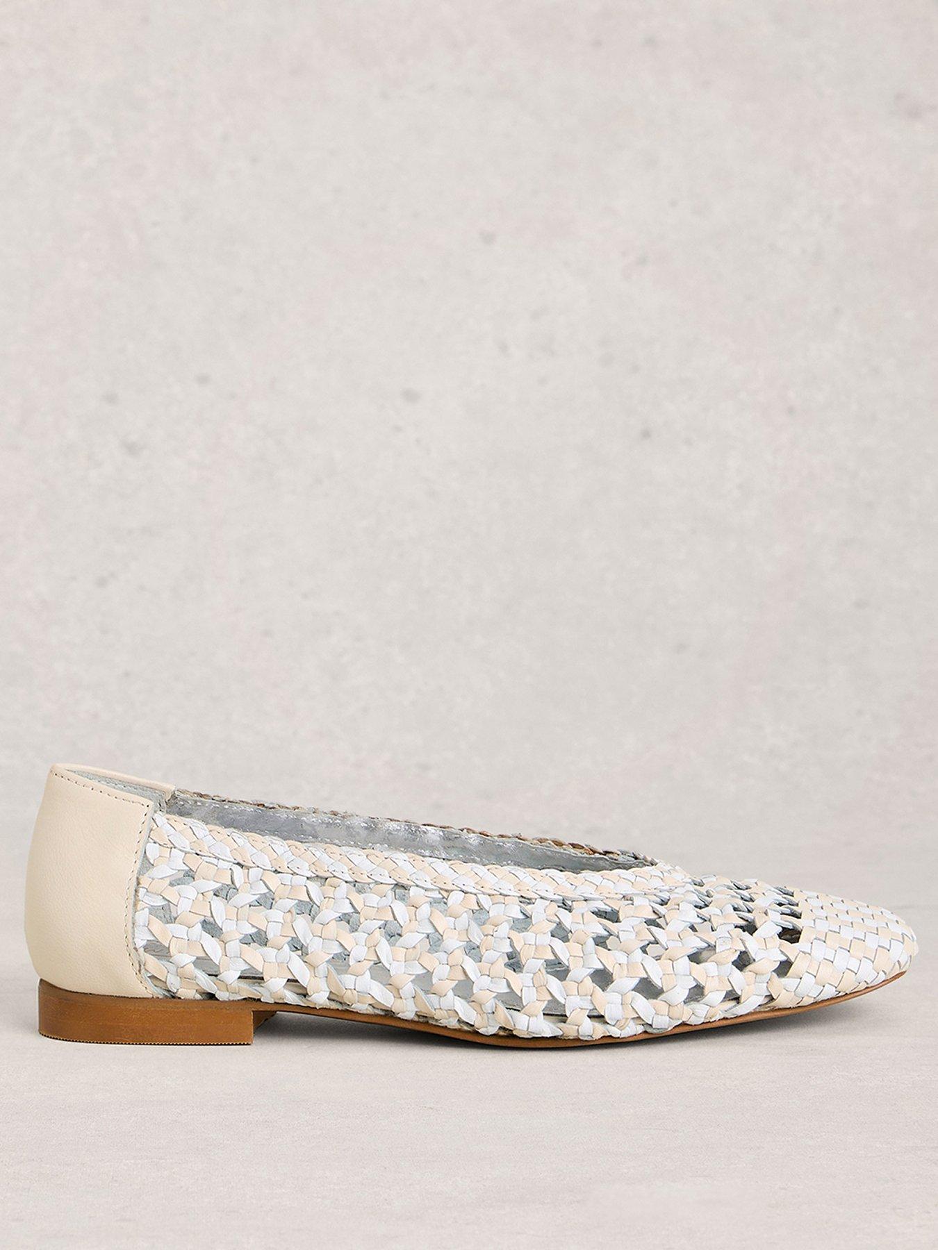 White Stuff Winnie Woven Ballerina