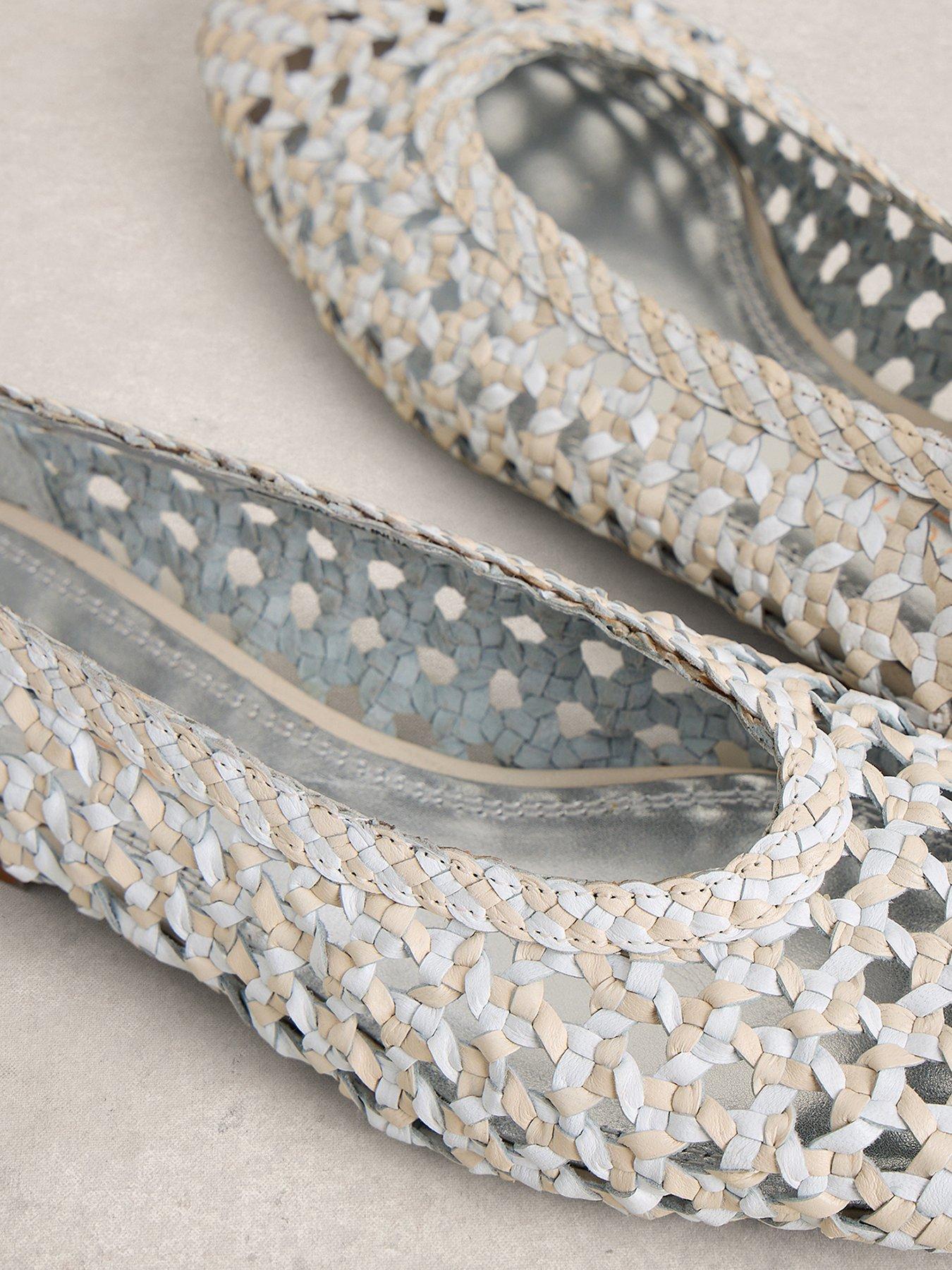 Image 4 of 4 of White Stuff Winnie Woven Ballerina