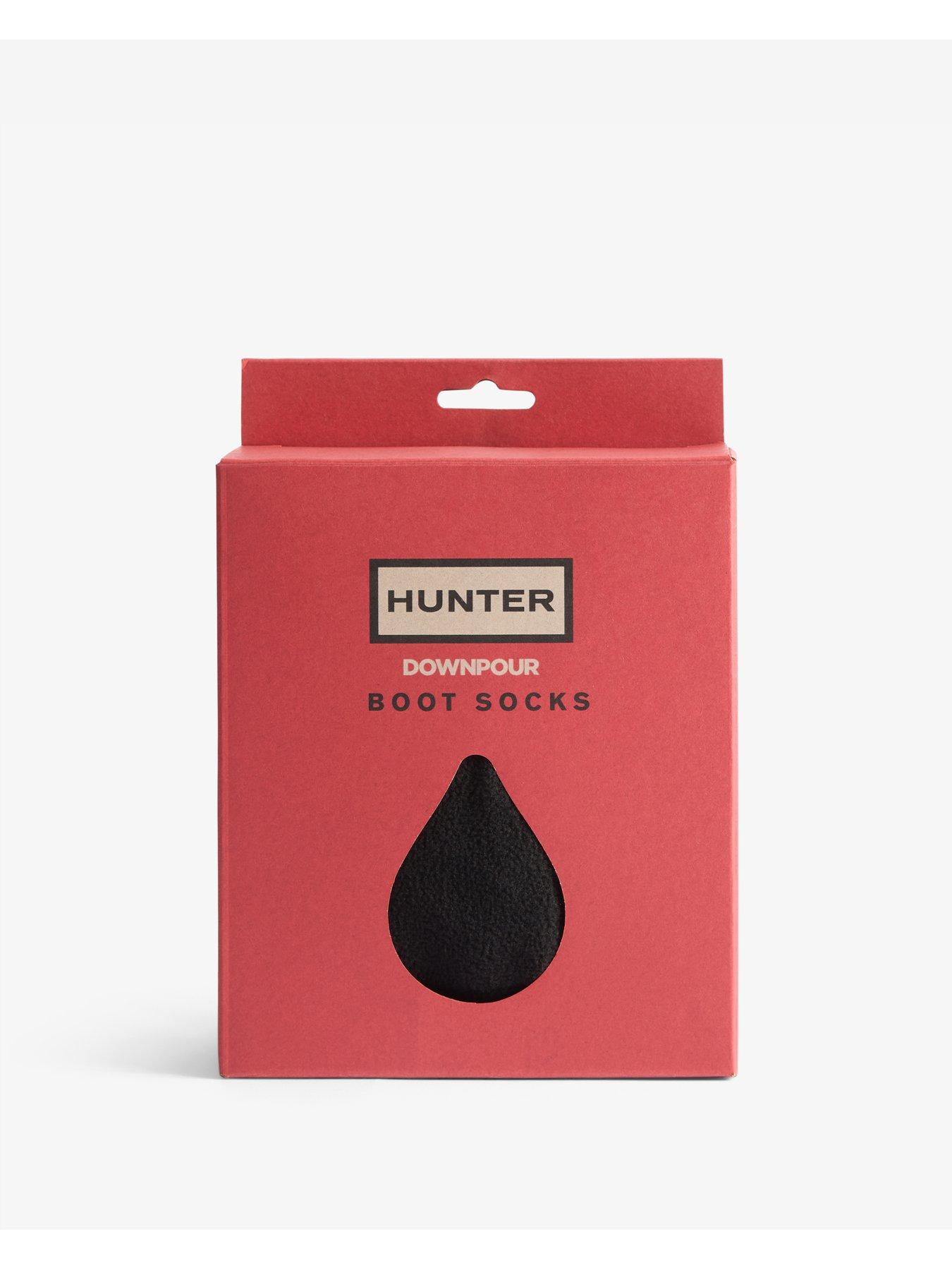 Image 3 of 3 of Hunter Downpour Fleece Sock - Black