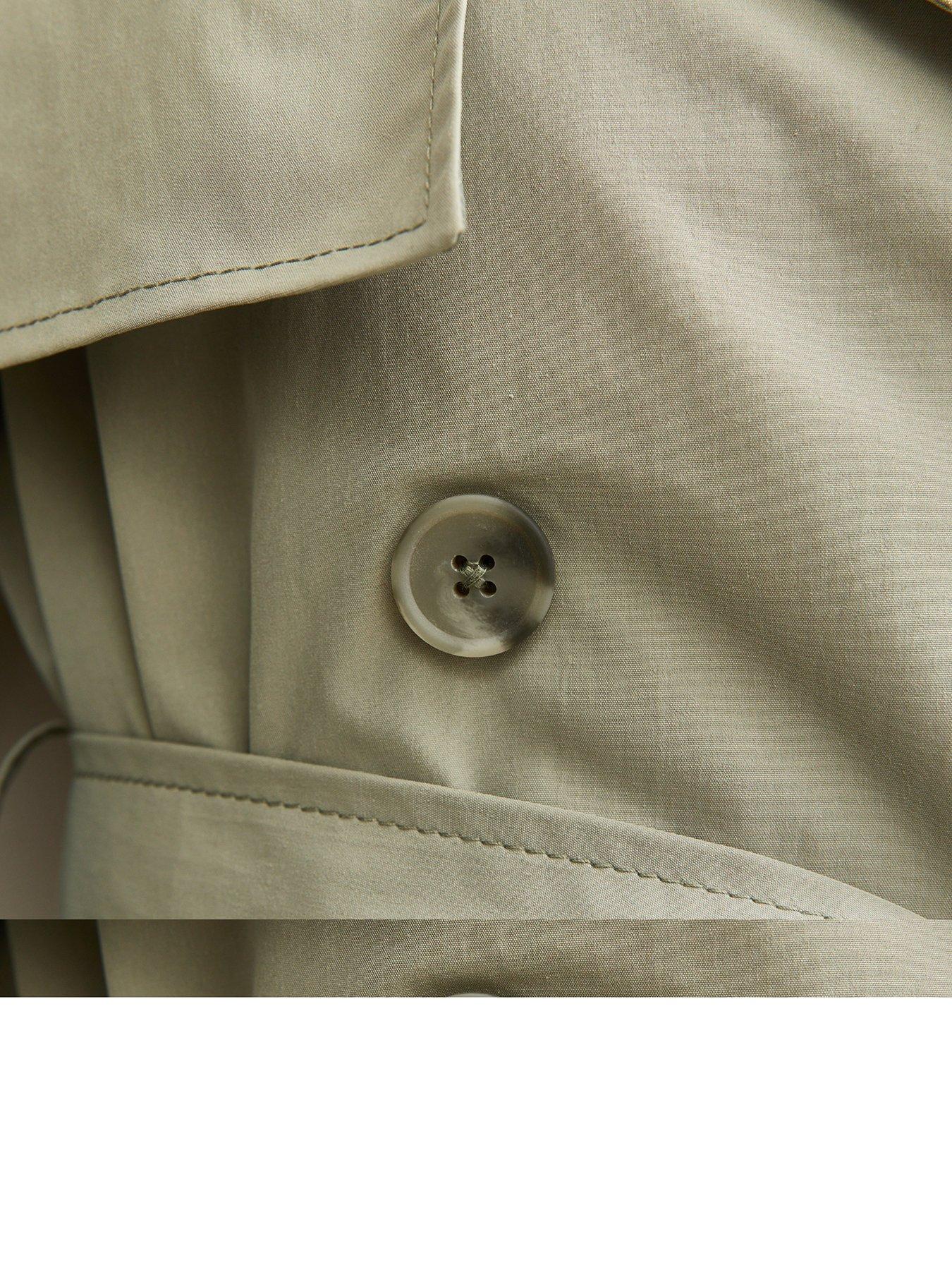  image of new-look-double-breasted-trench-coat-light-khaki