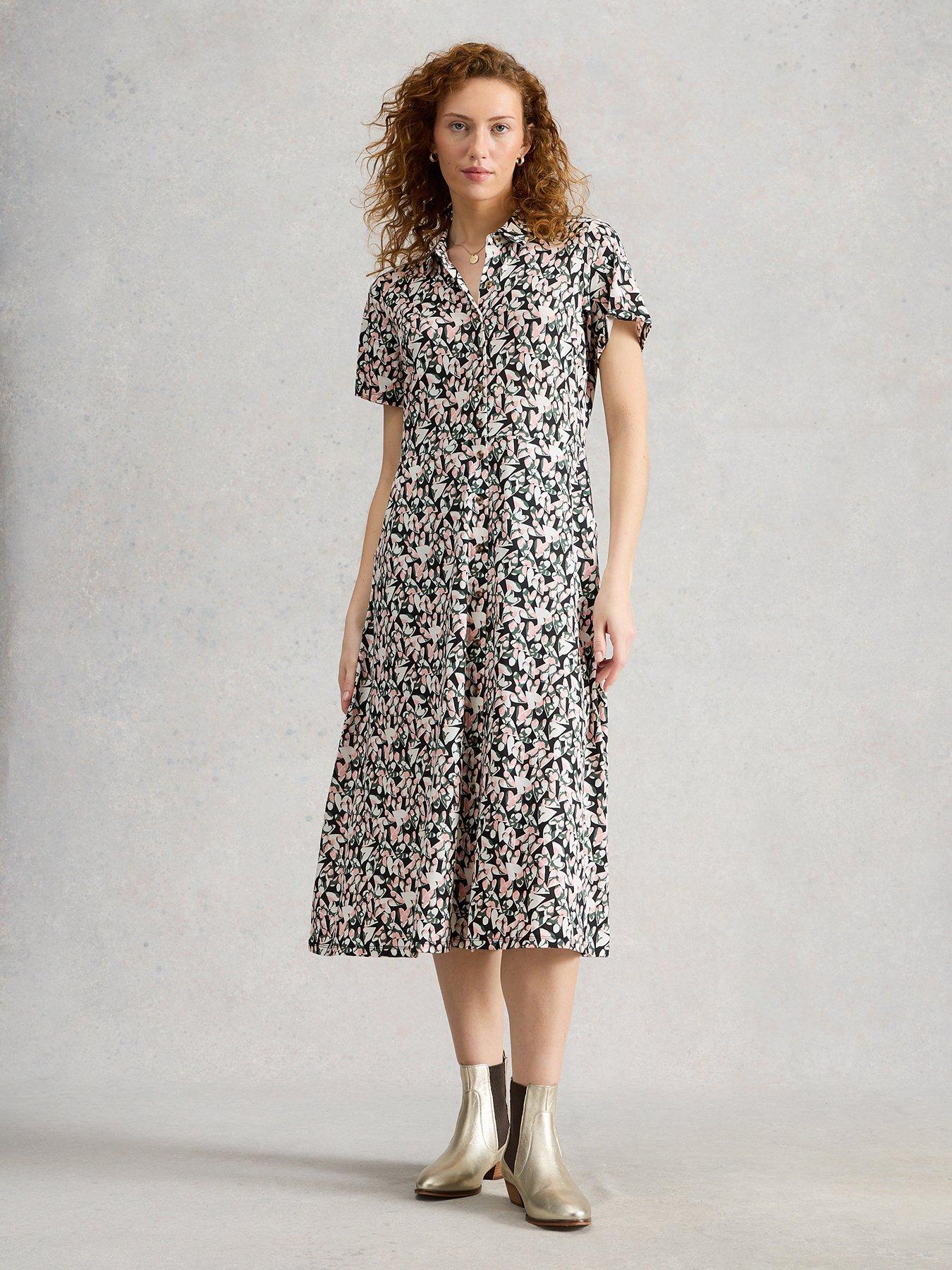 White Stuff Rua Jersey Shirt Dress