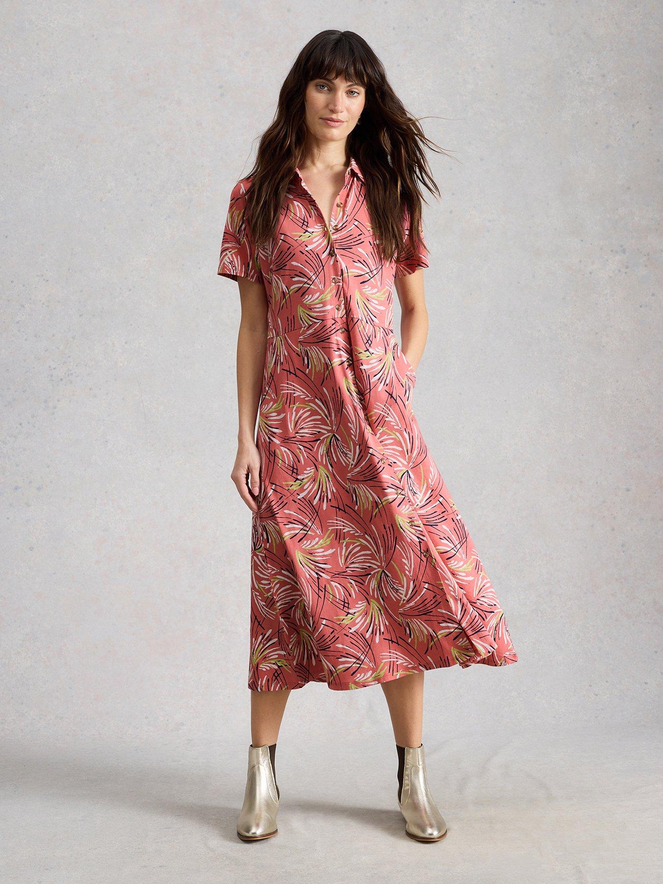 White Stuff Rua Jersey Shirt Dress
