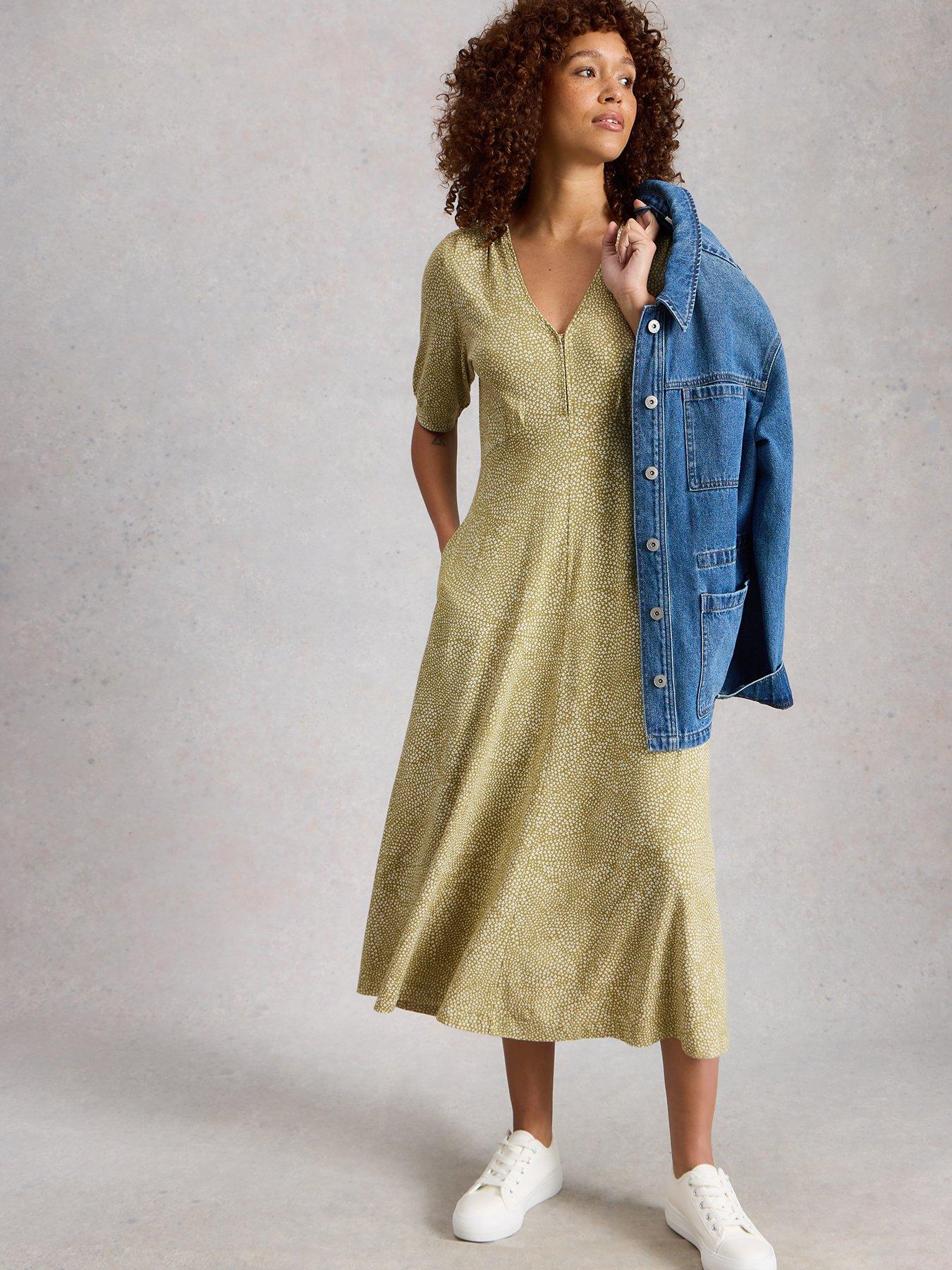  image of white-stuff-megan-jersey-dress-green