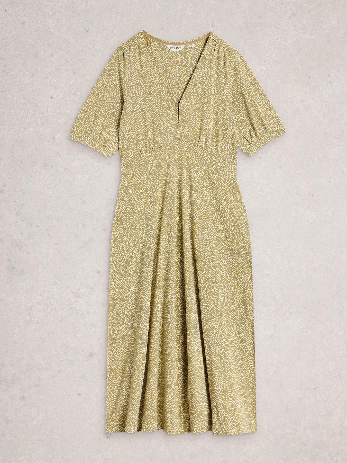  image of white-stuff-megan-jersey-dress-green