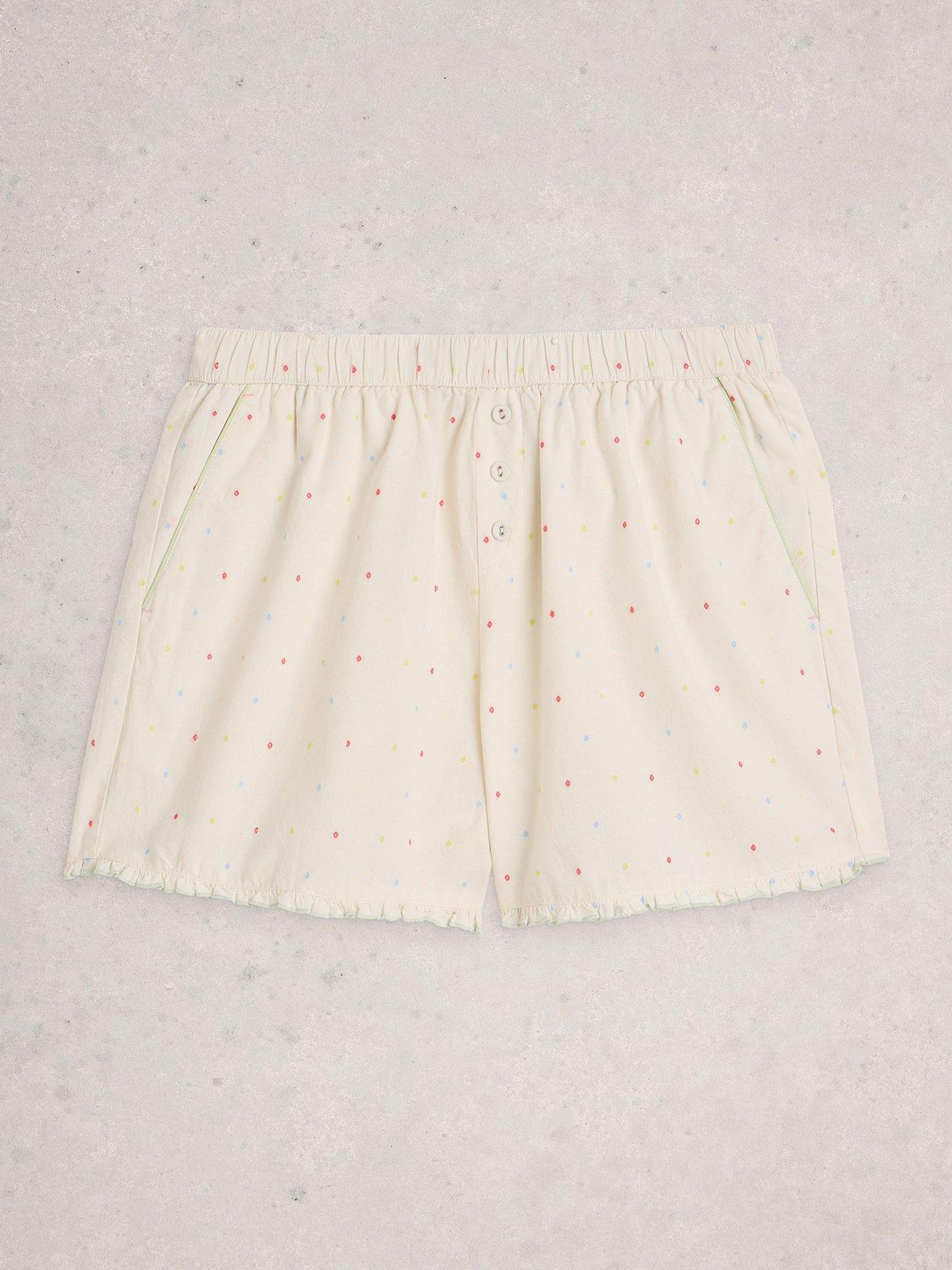 Image 5 of 6 of White Stuff Nelly Pyjama Short - Cream