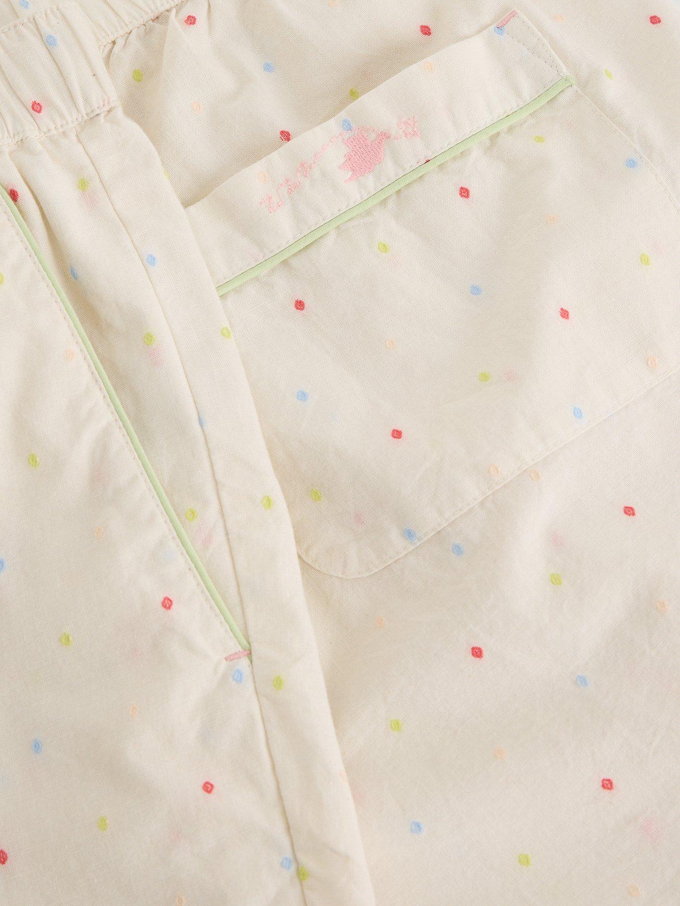 Image 6 of 6 of White Stuff Nelly Pyjama Short - Cream