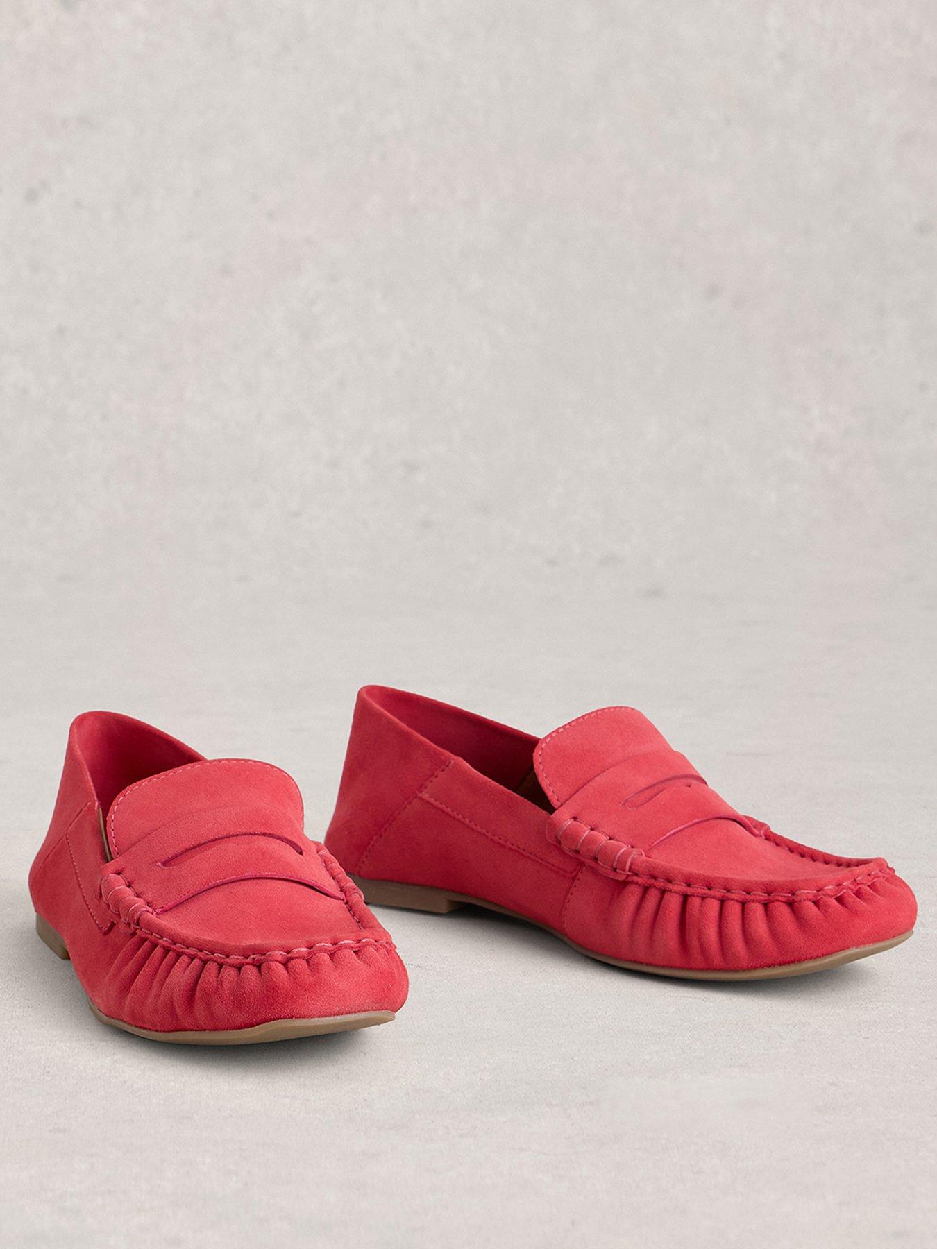  image of white-stuff-lola-ruched-loafer-pink