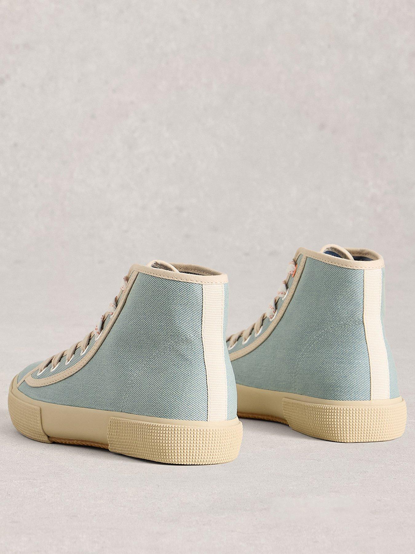 Image 3 of 4 of White Stuff Pippa Hi-Top Trainer - Blue