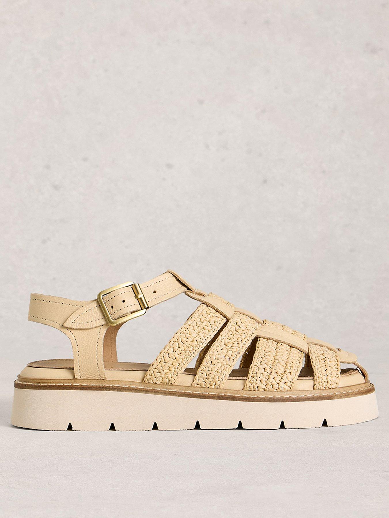 White Stuff Chunky Fisherman Sandal - Beige