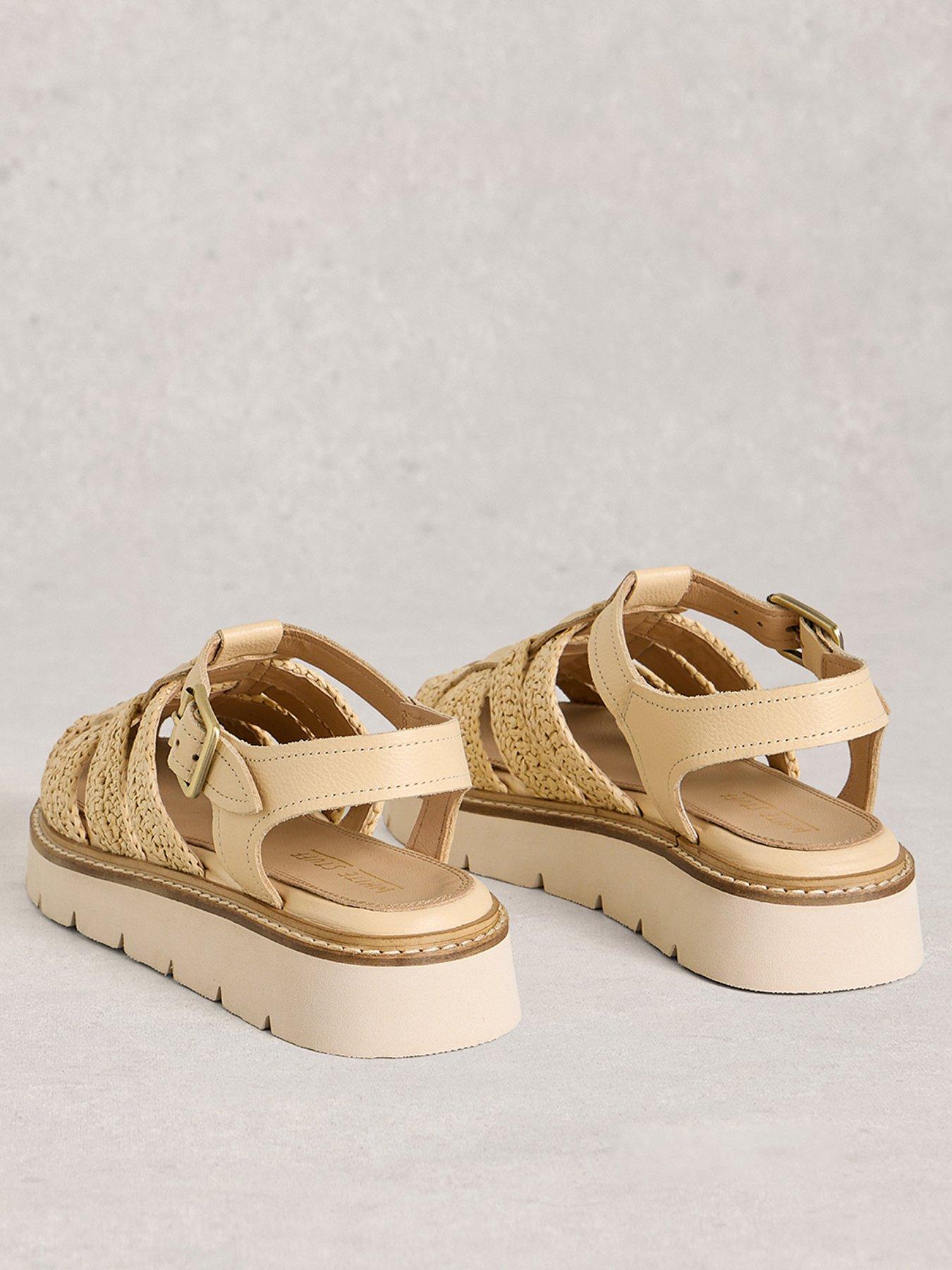  image of white-stuff-chunky-fisherman-sandal-beige