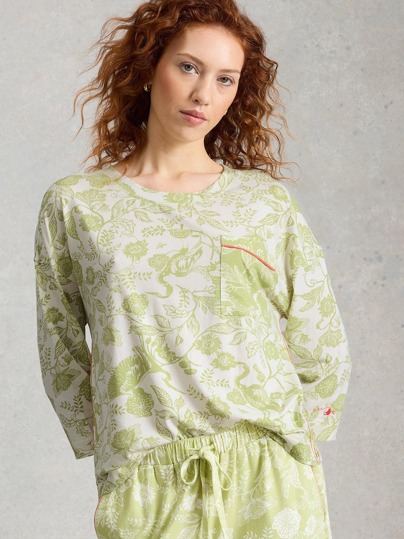 White Stuff Maya Boxy Printed Pj Tee