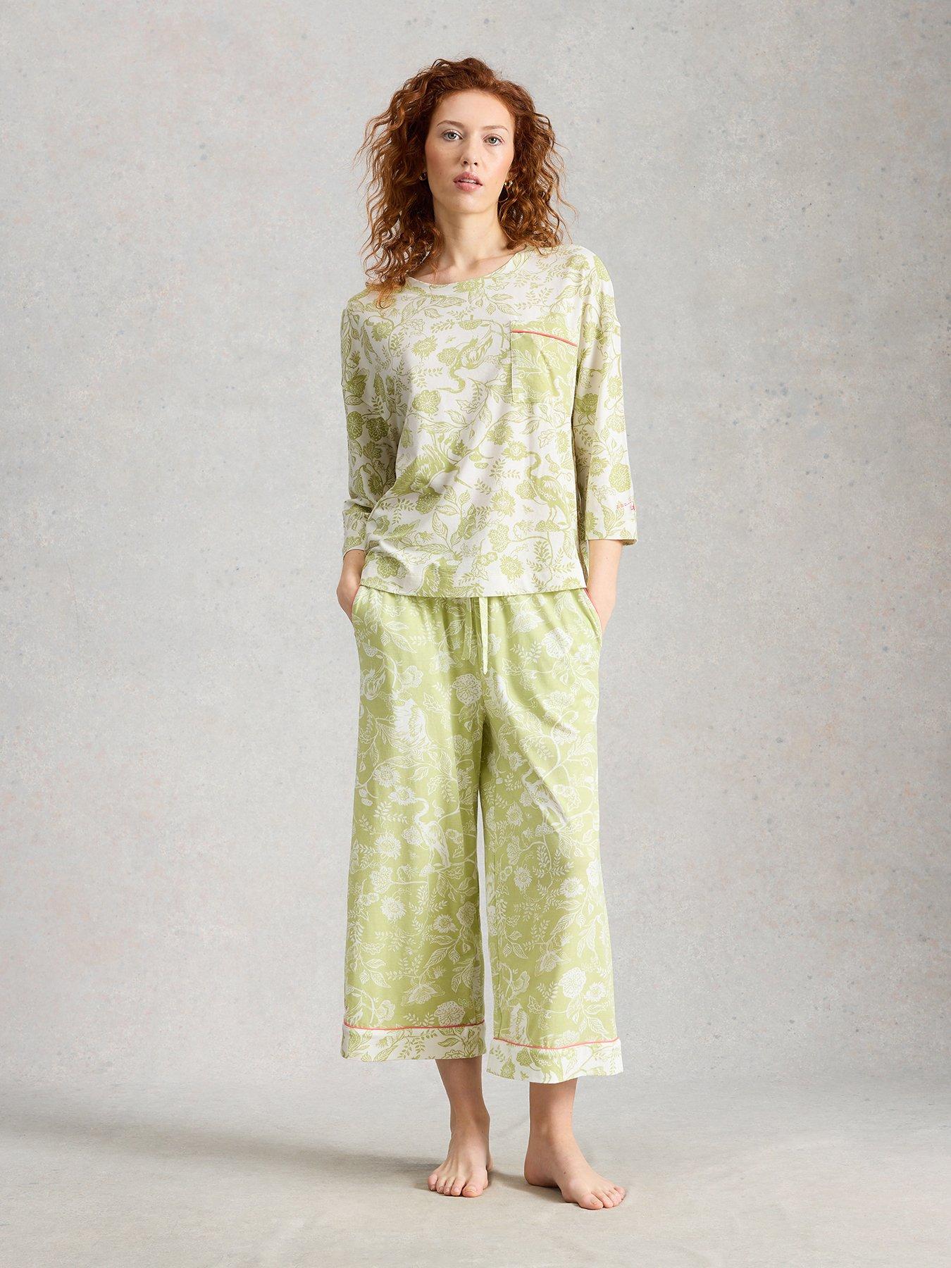 Image 3 of 6 of White Stuff Maya Boxy Printed Pj Tee
