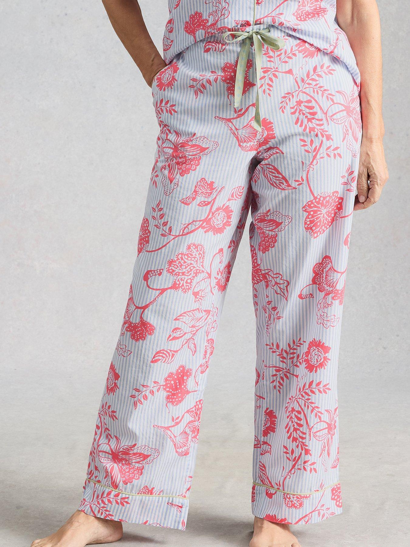 White Stuff Nina Lightweight Pyjama Bottoms - Blue
