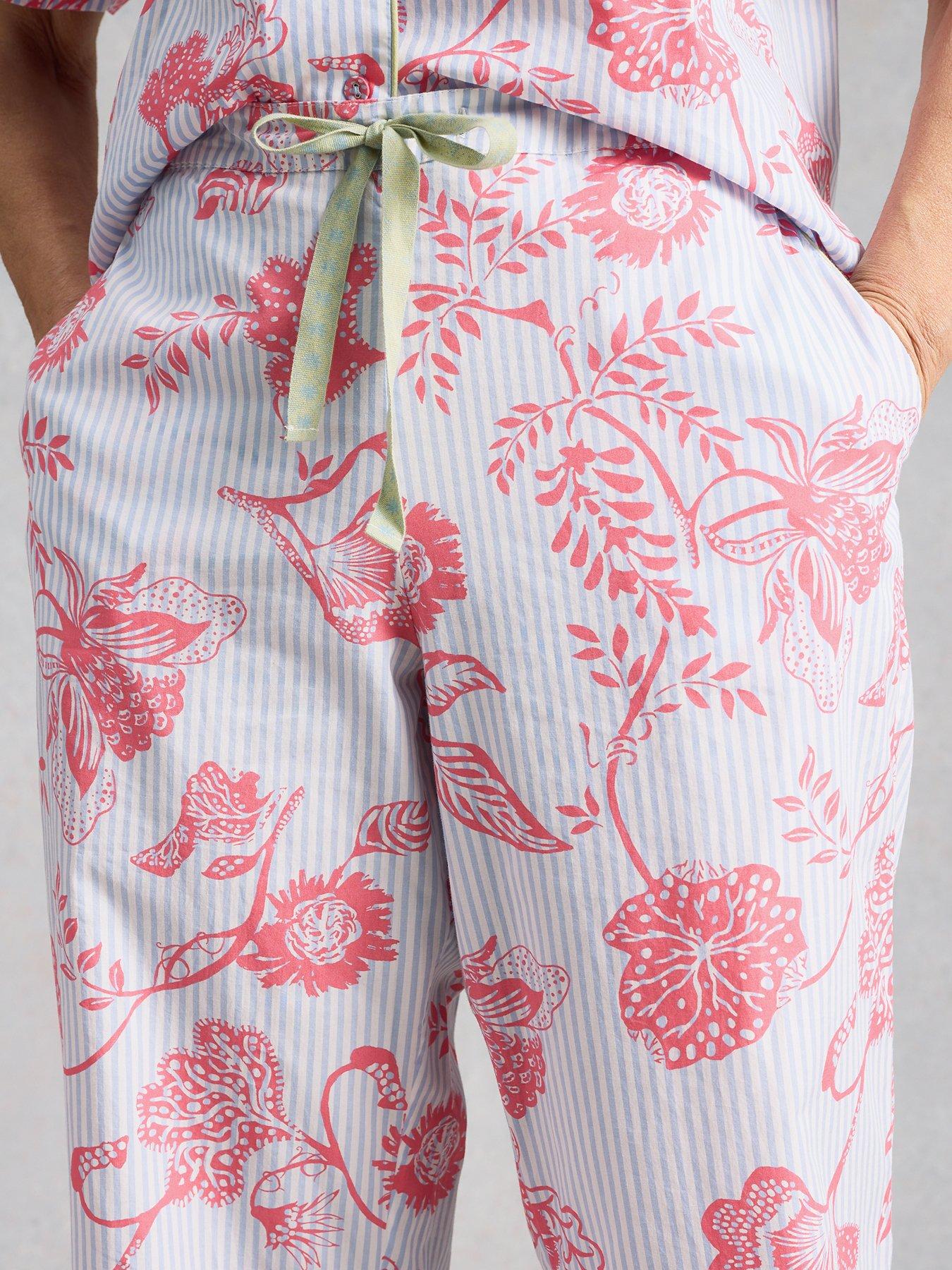 image of white-stuff-nina-lightweight-pyjama-bottoms-blue