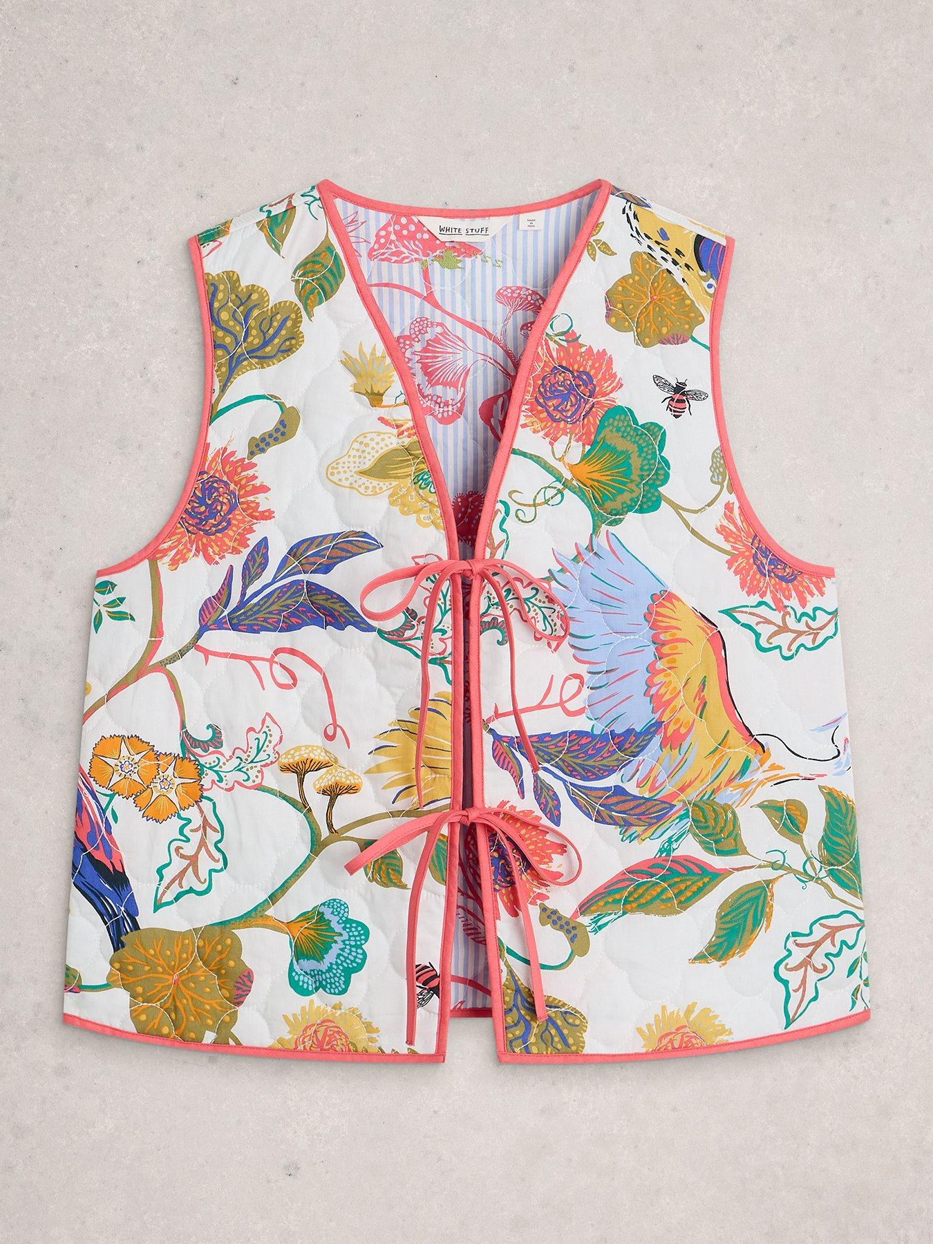 Image 5 of 6 of White Stuff Mia Gilet - Cream