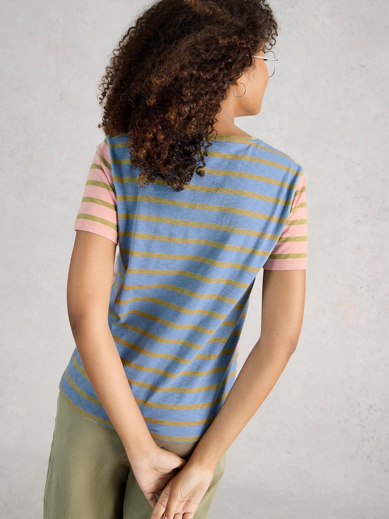 Image 2 of 6 of White Stuff Abbie Stripe Tee