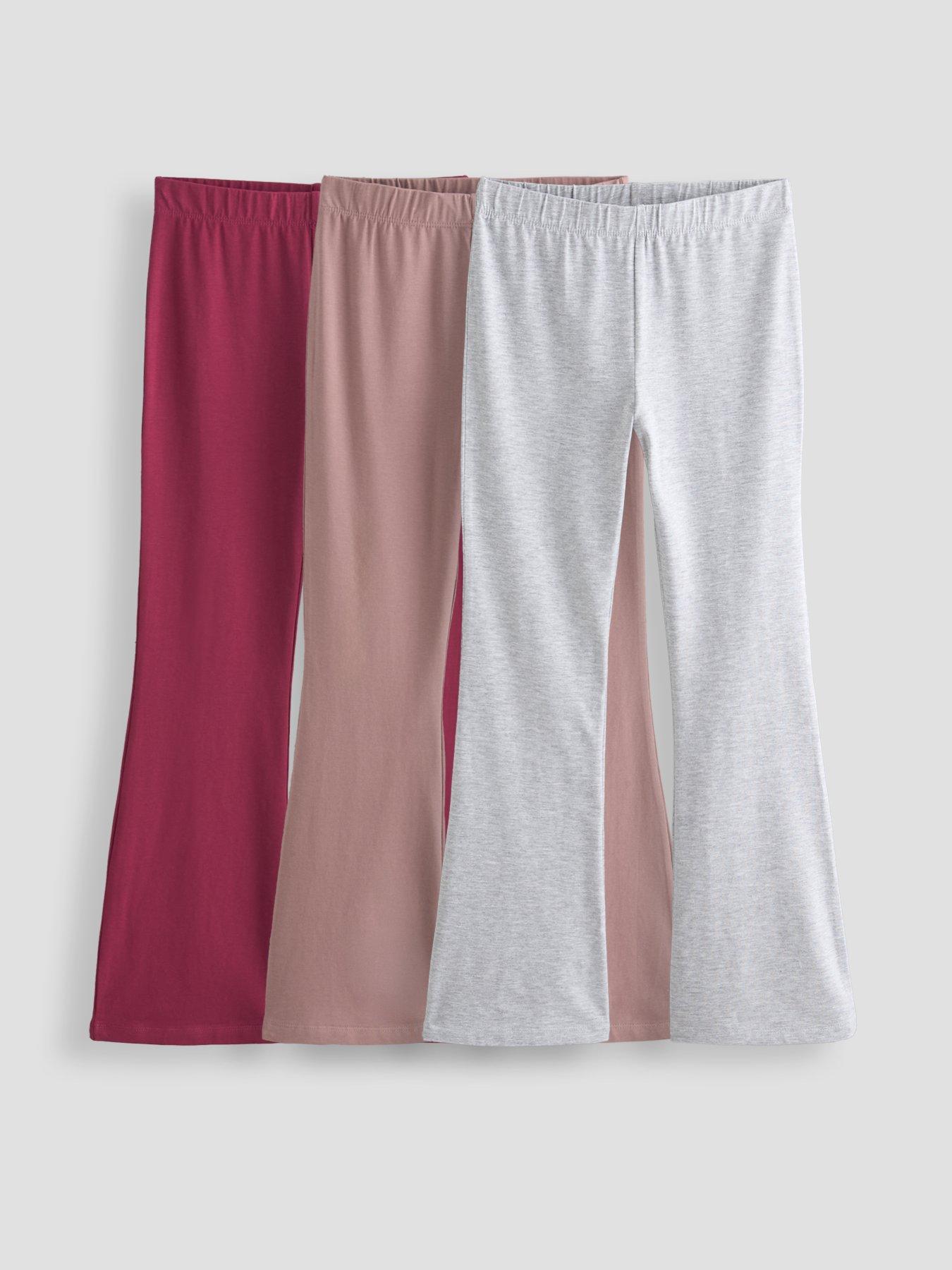 The Very Collection Girls 3 Pack Basic Leggings - Multi
