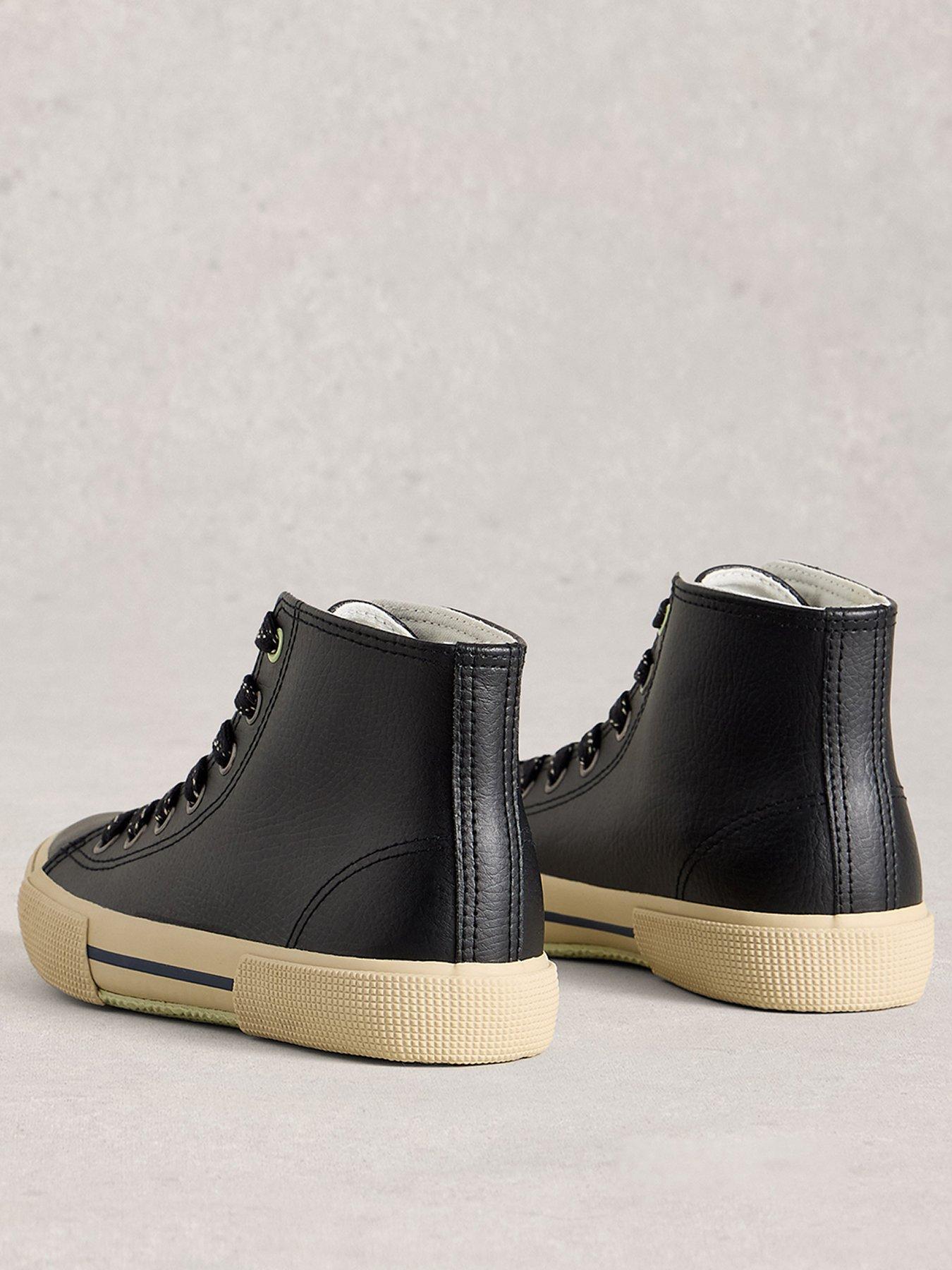  image of white-stuff-pippa-leather-hi-top-trainer-black