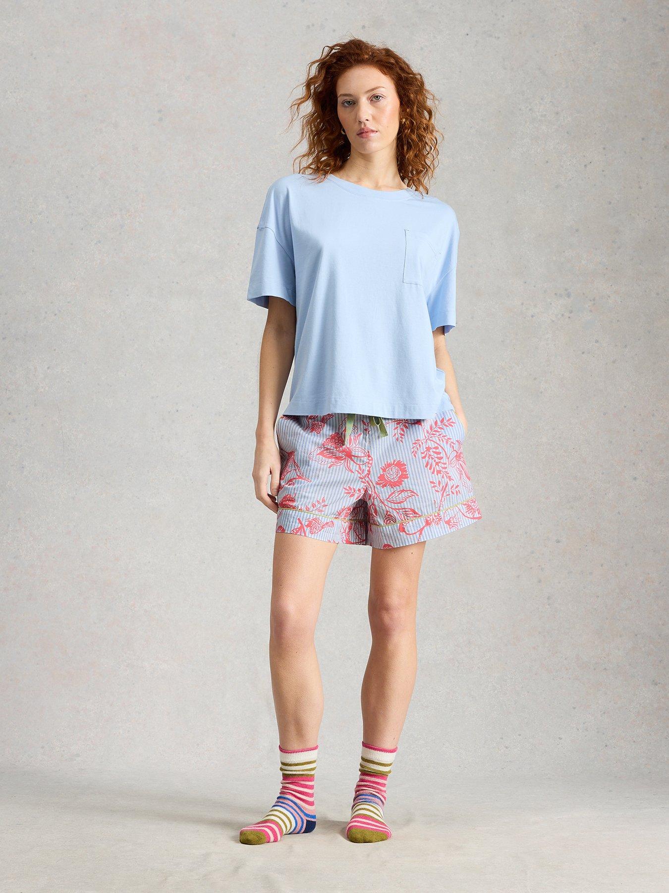  image of white-stuff-nina-lightweight-pj-short