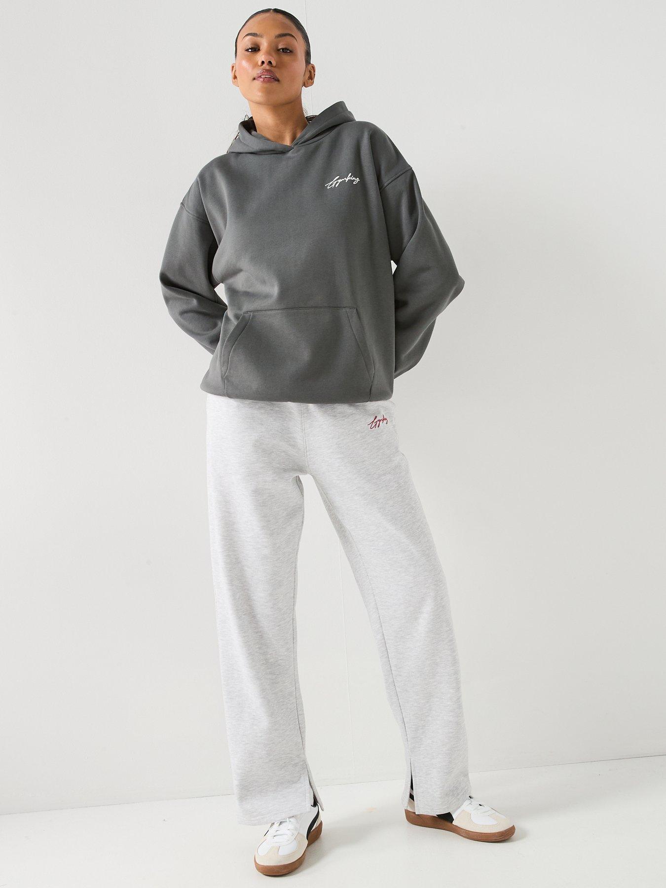 Image 6 of 6 of Gym King Womens Script Mindset 1/4 Zip Funnel - Green