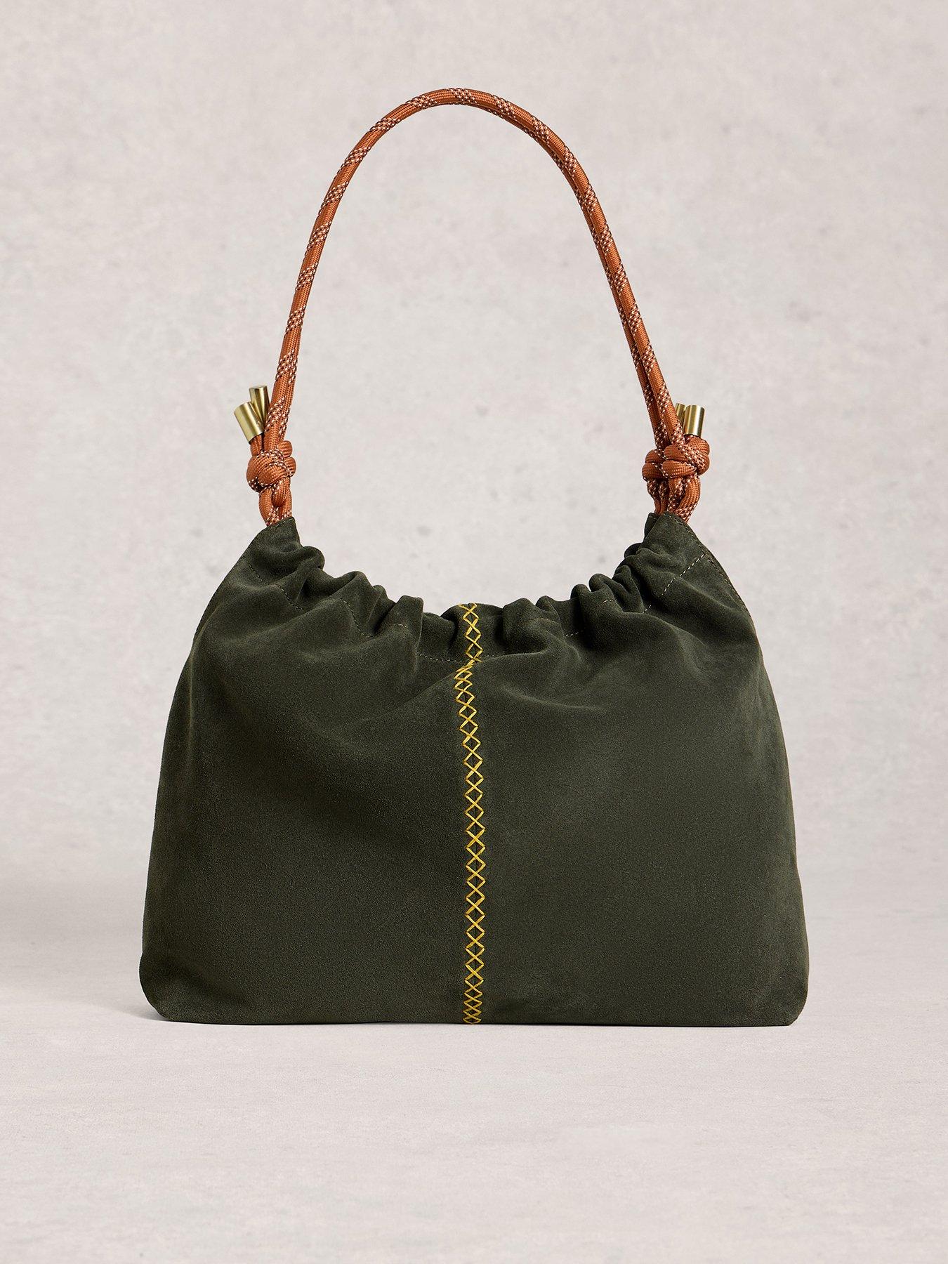stillFront image of white-stuff-callie-shoulder-bag-green