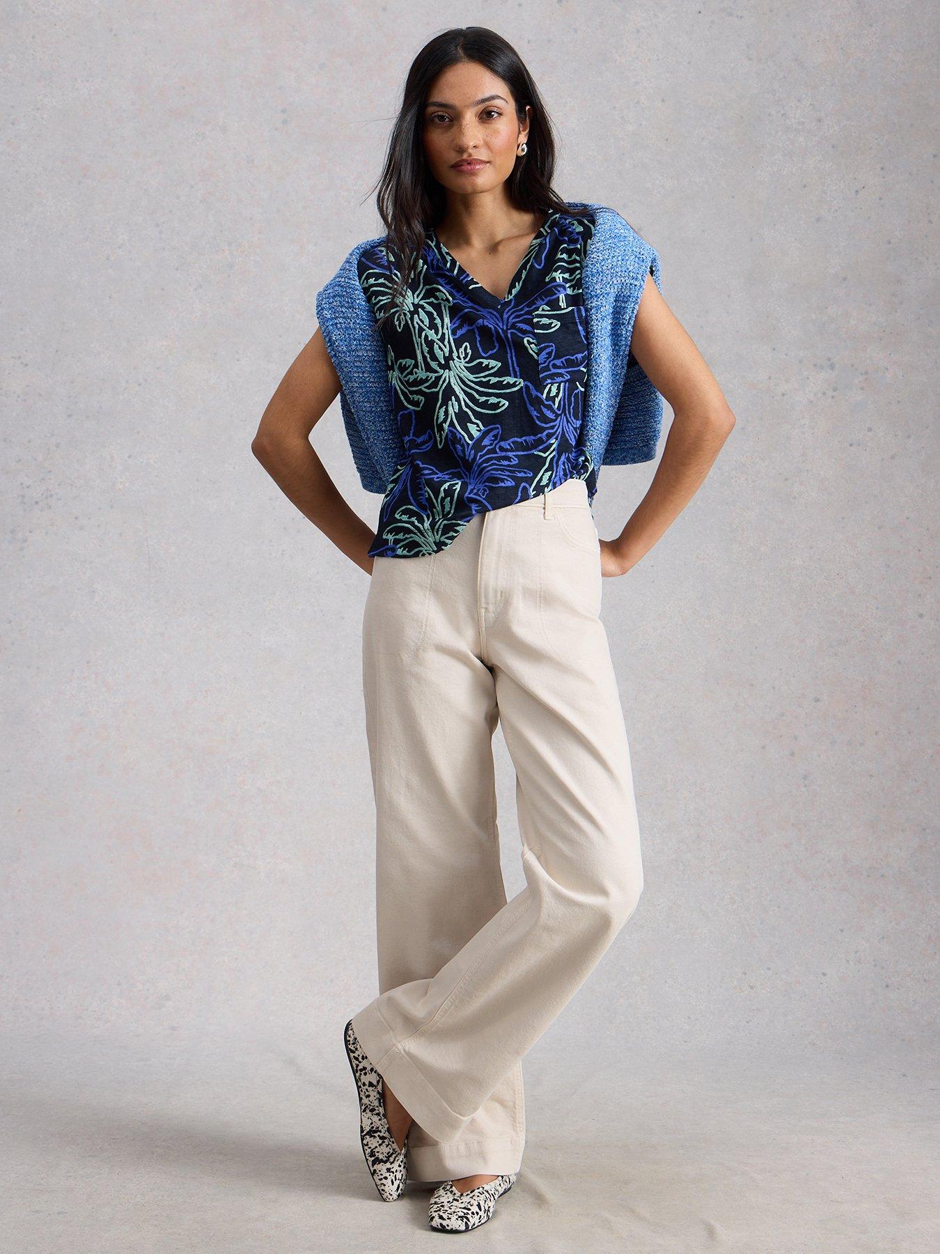  image of white-stuff-tia-wide-leg-jean