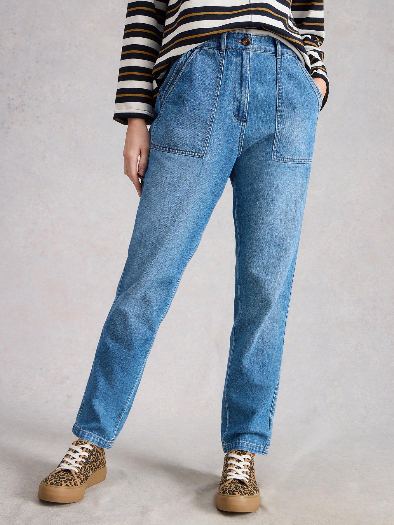 Image 1 of 6 of White Stuff Twister Jean - Blue