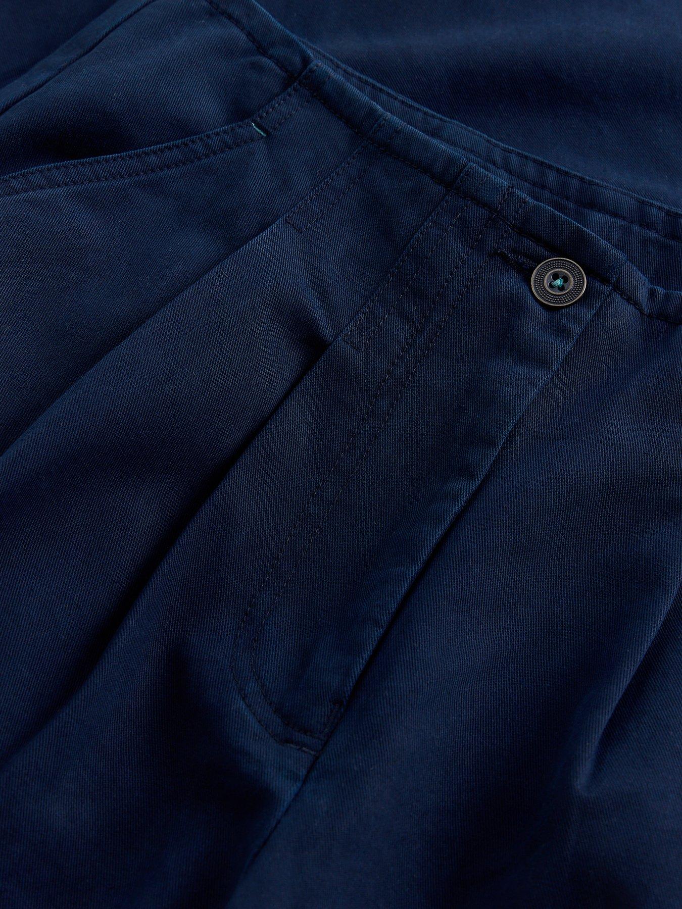 Image 6 of 6 of White Stuff Clara Wide Leg Trouser - Navy