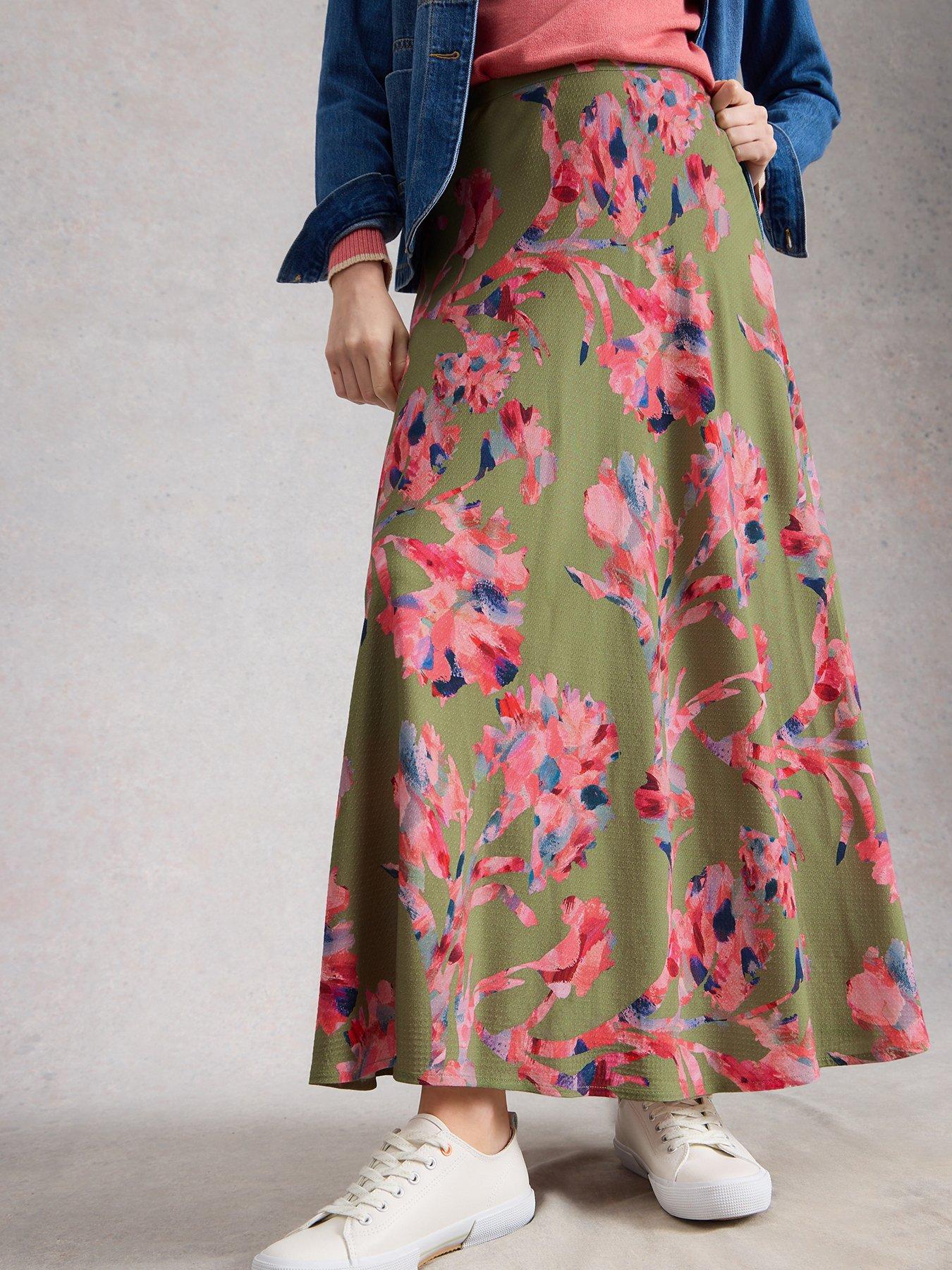 White Stuff Hope Bias Cut Maxi Skirt