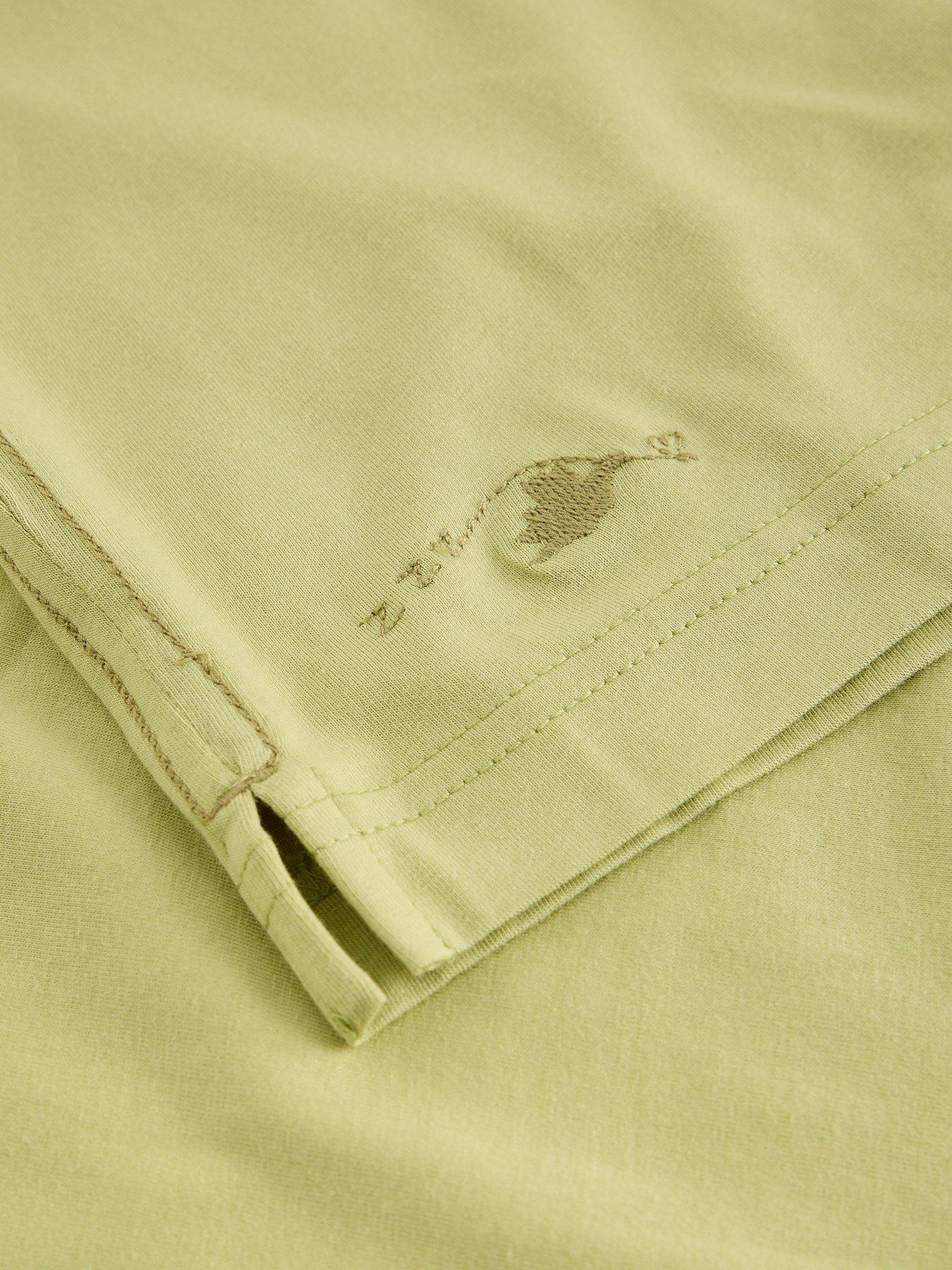  image of white-stuff-maya-pyjama-vest-top-green