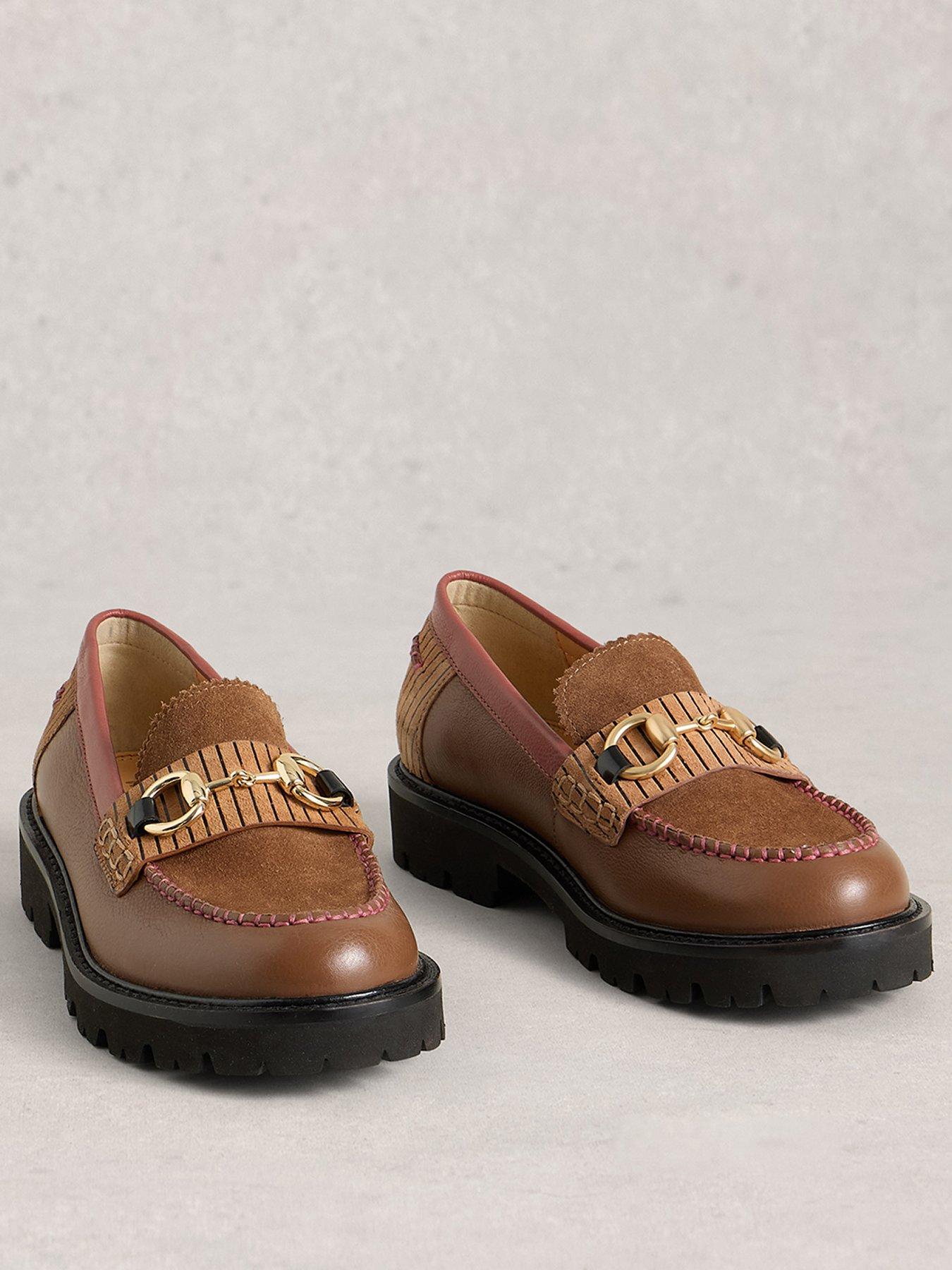 Image 2 of 4 of White Stuff Laura Chunky Loafer - Brown