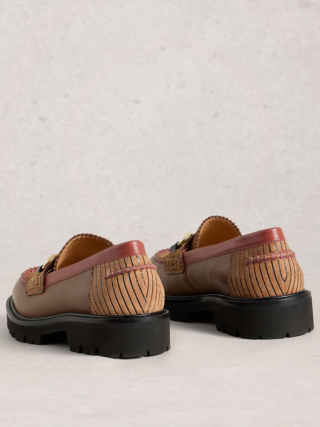 Image 3 of 4 of White Stuff Laura Chunky Loafer - Brown