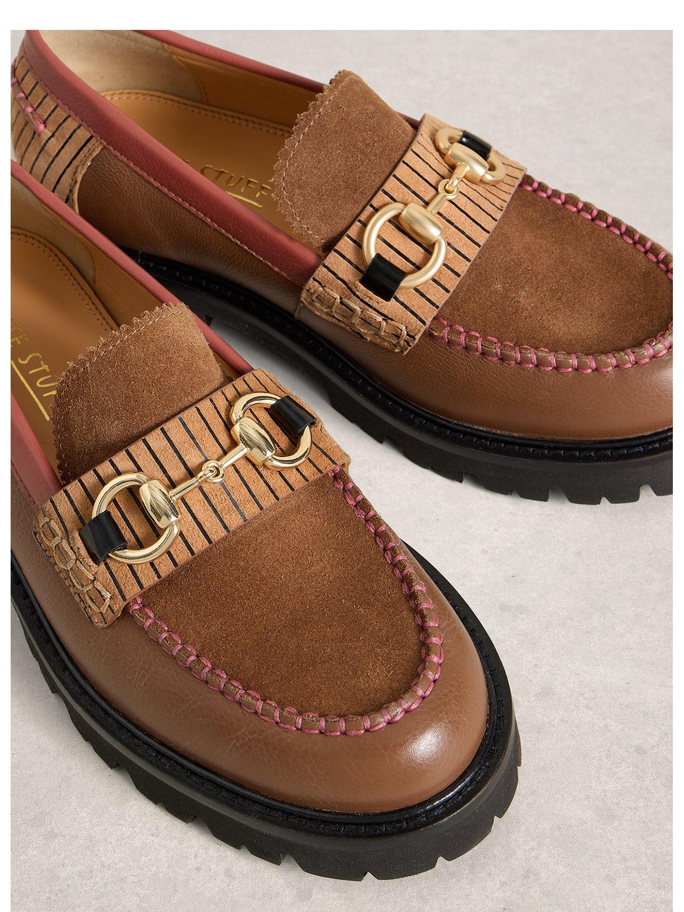 Image 4 of 4 of White Stuff Laura Chunky Loafer - Brown
