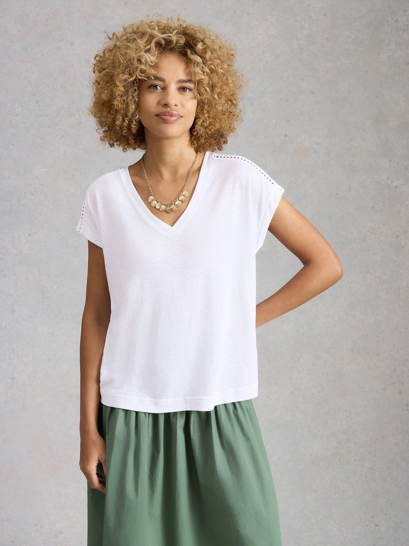 White Stuff Ella Lace Tee