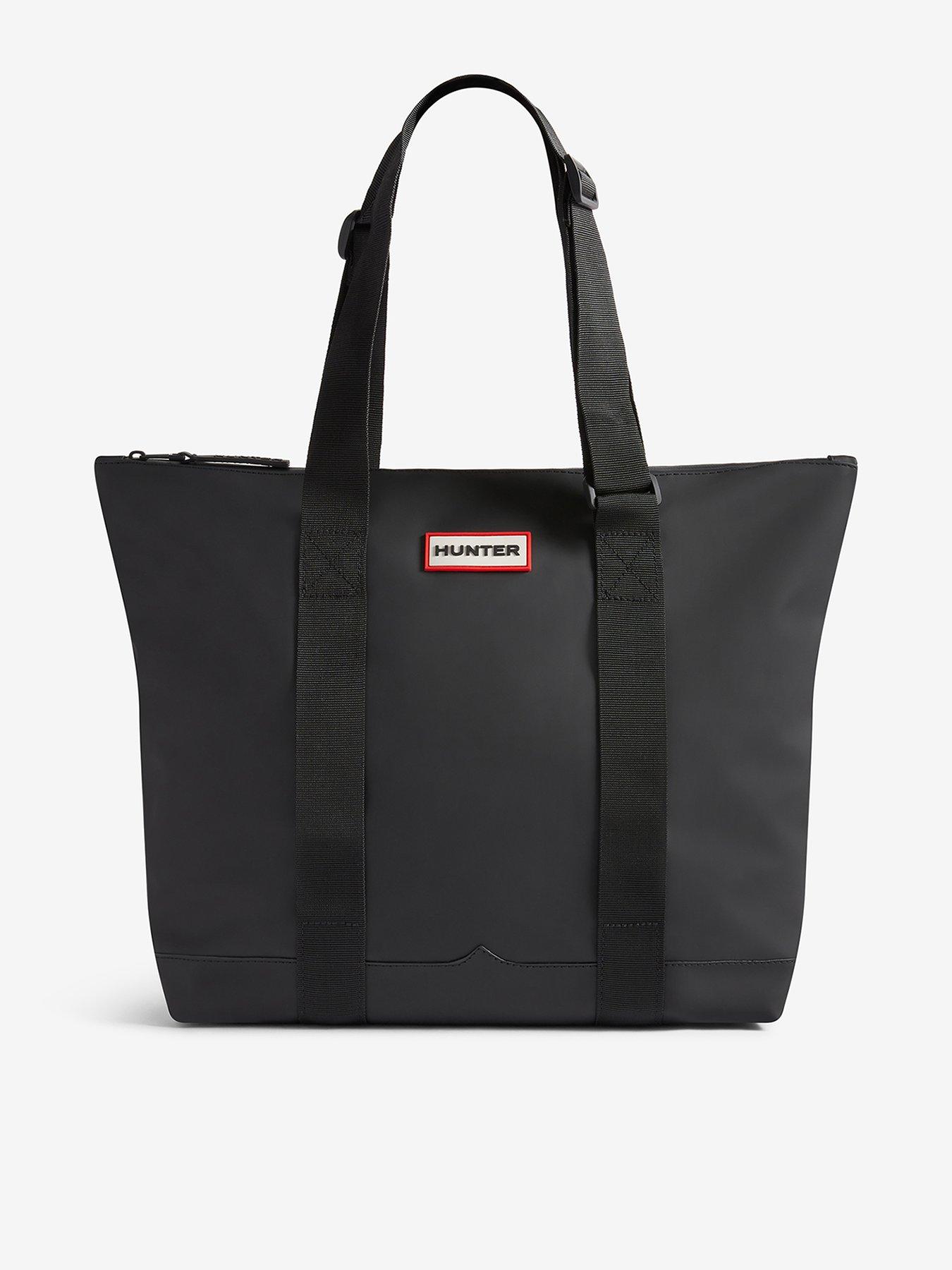 front image of hunter-cullen-tote-bag-black