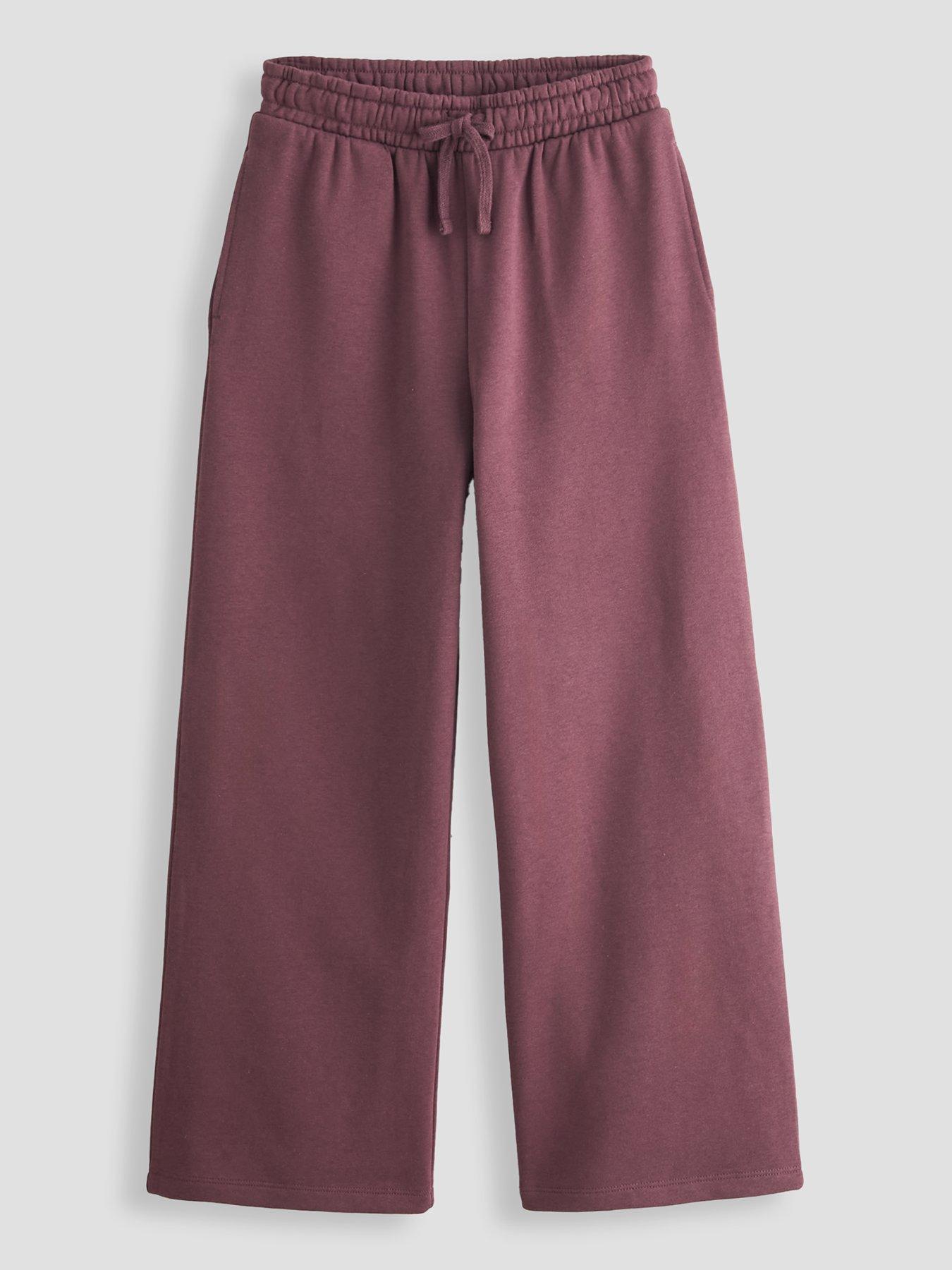 Image 1 of 5 of The Very Collection Girls Wide Leg Basic Joggers - Brown