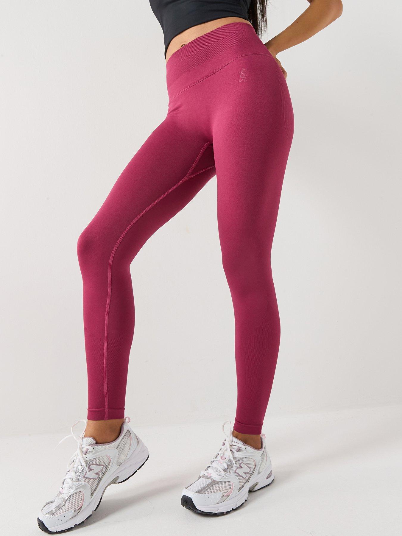 Gym King Womens Sculpt Seamless Legging - Red