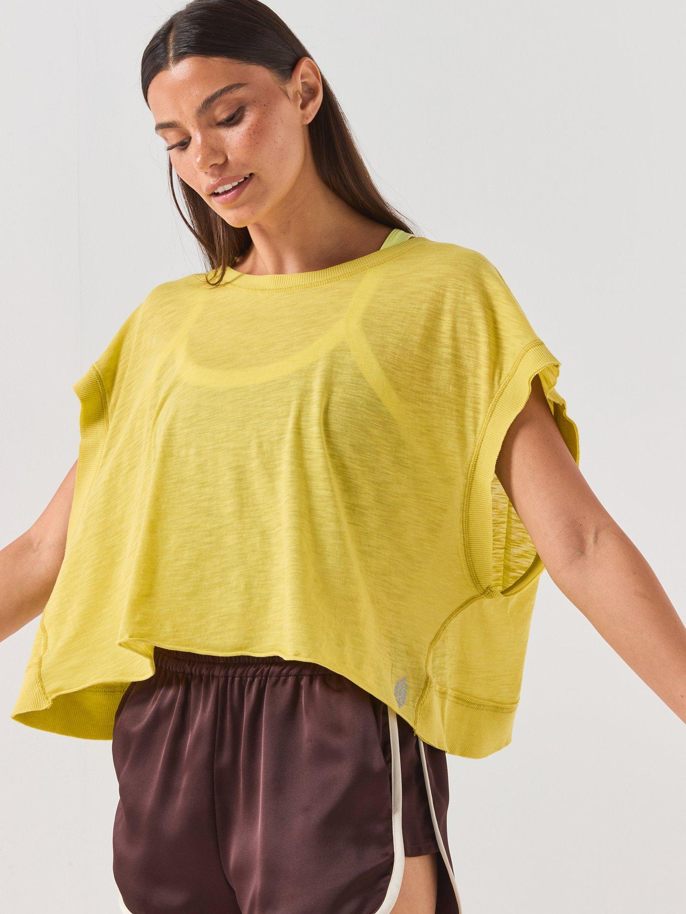 FP Movement Womens Training My Time Tee - Yellow