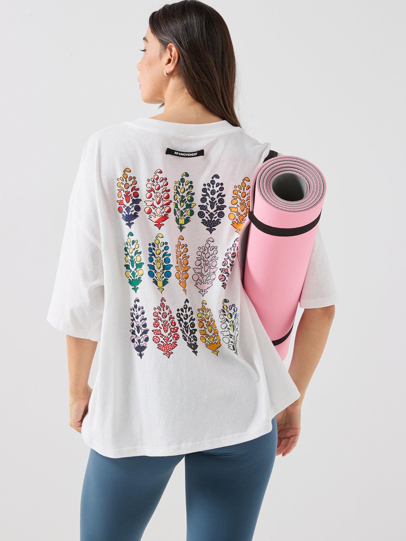 FP Movement Womens Training Logo Tackle T-Shirt - White