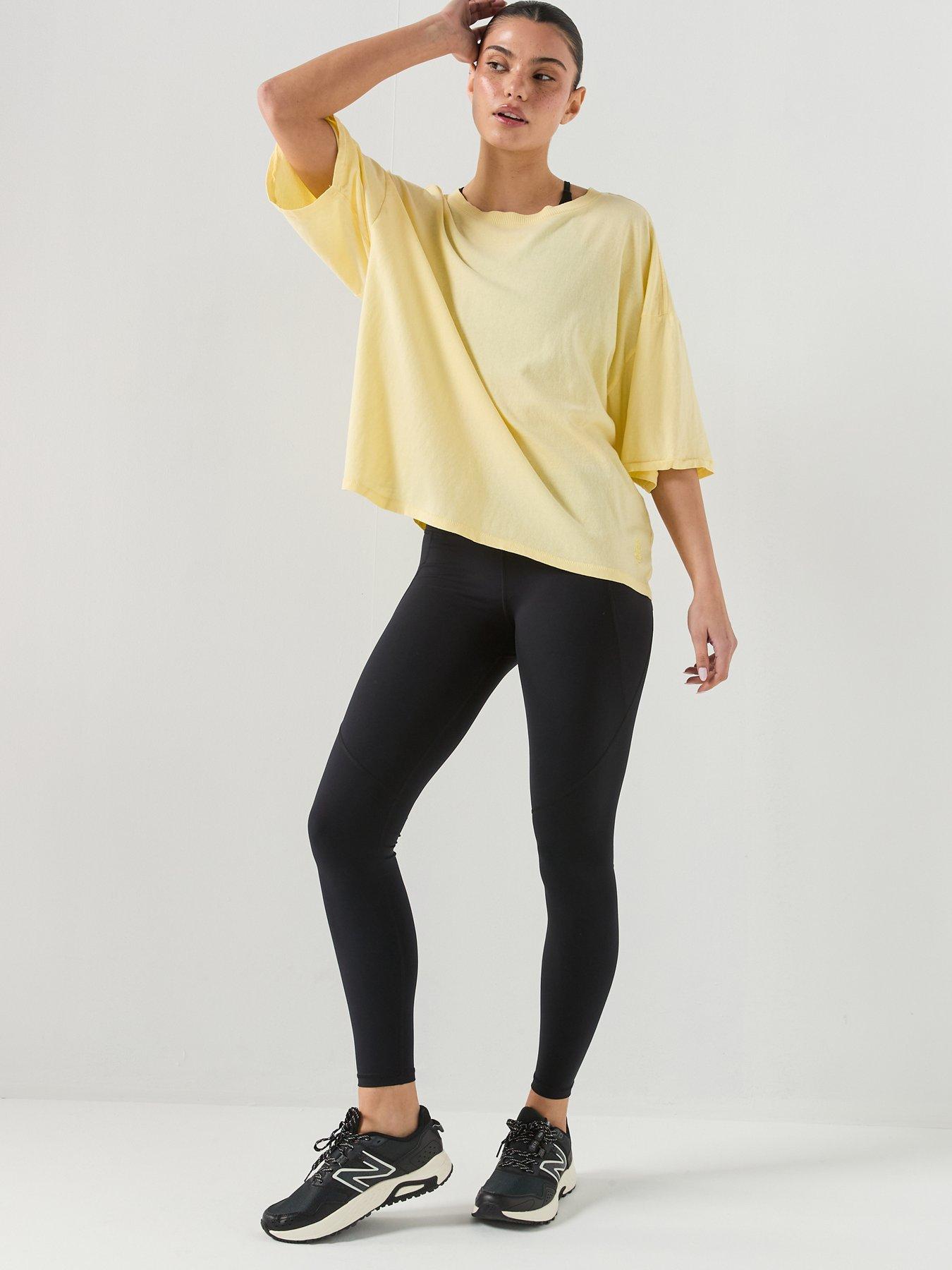  image of fp-movement-womens-training-tackle-tee-yellow