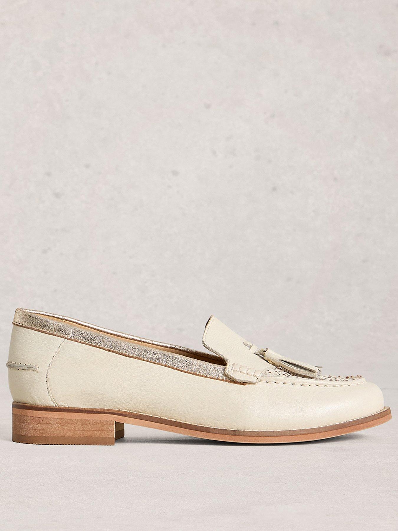 Image 1 of 4 of White Stuff Elba Loafer - Cream
