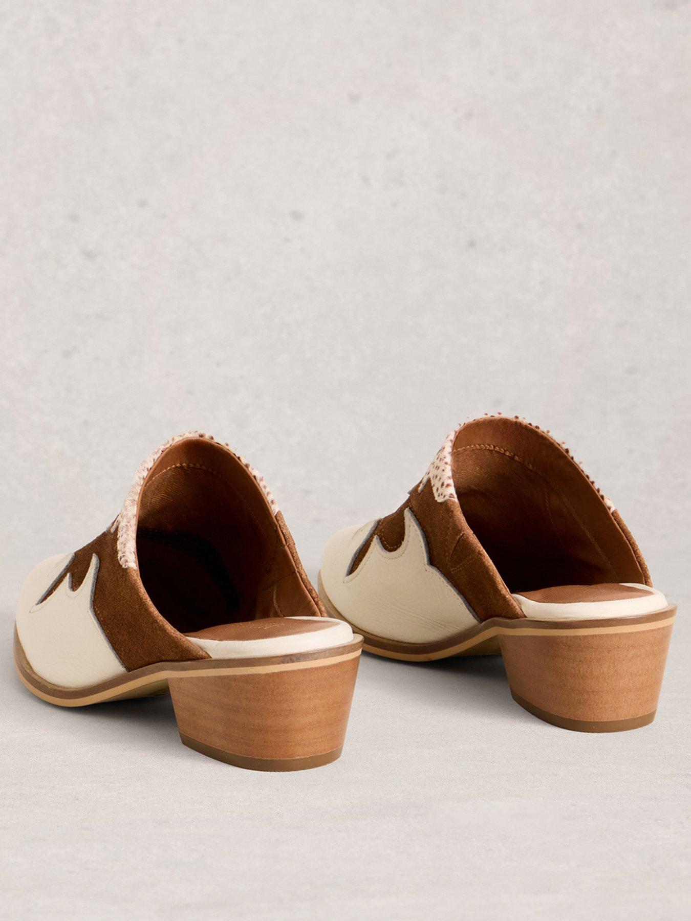 Image 3 of 4 of White Stuff Western Mule - White