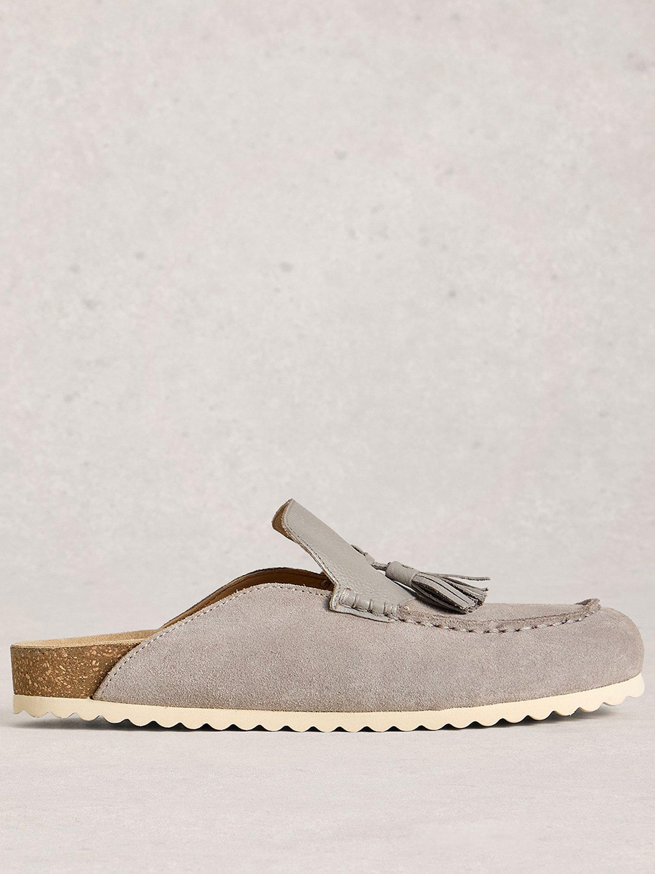 Image 1 of 4 of White Stuff Mabel Slip On Footbed - Grey