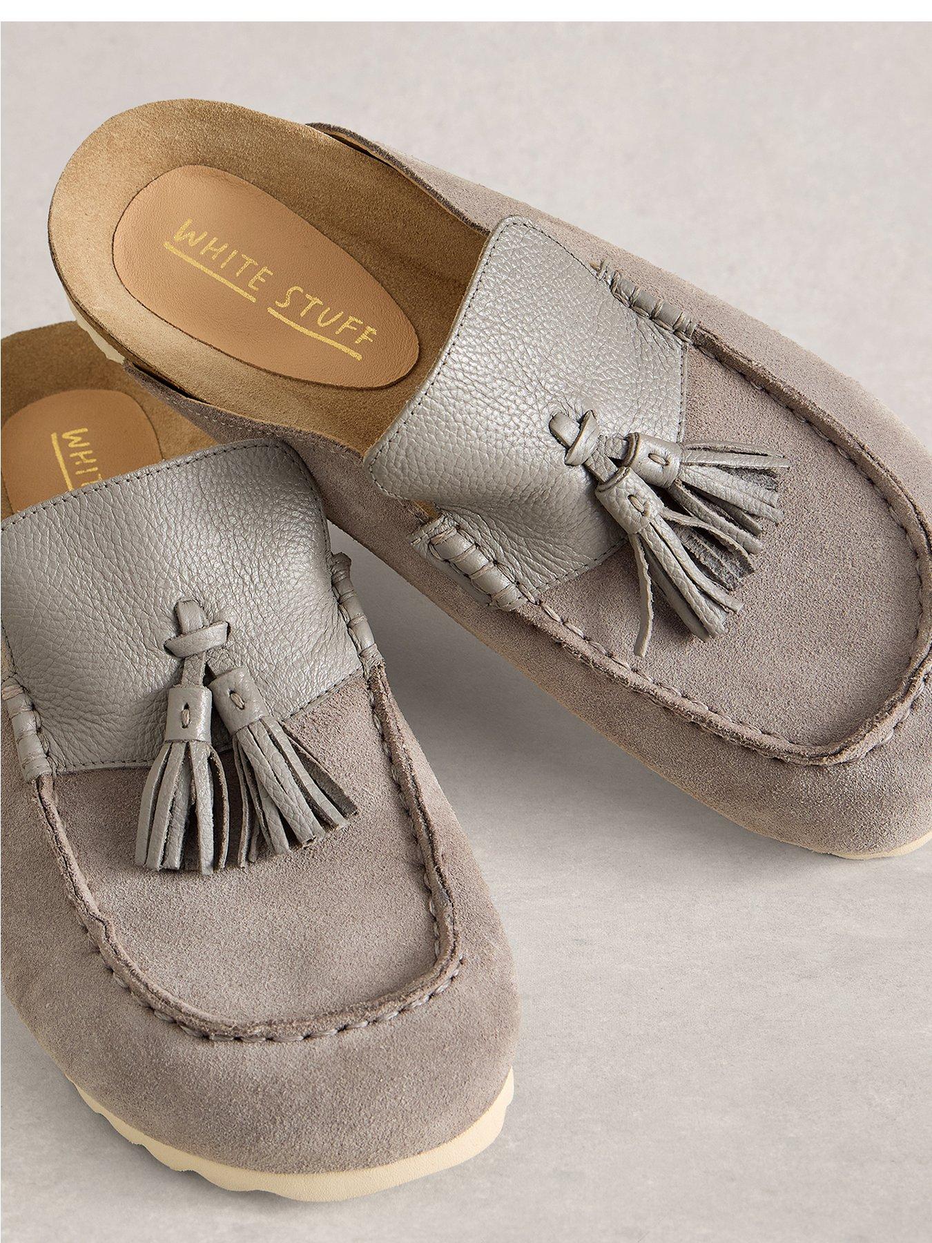 Image 4 of 4 of White Stuff Mabel Slip On Footbed - Grey
