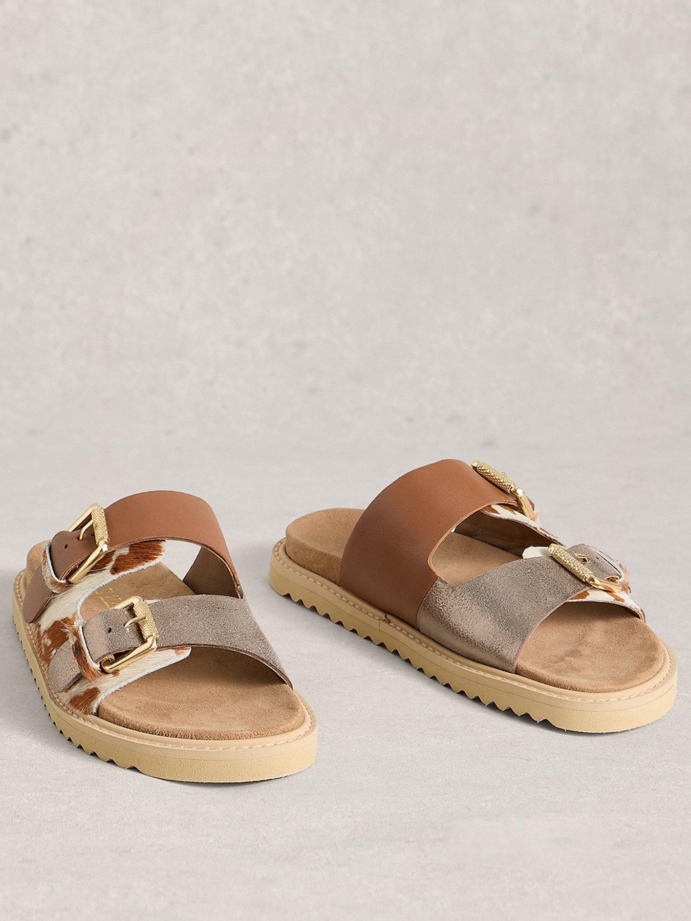 Image 2 of 4 of White Stuff Patty Footbed - Brown