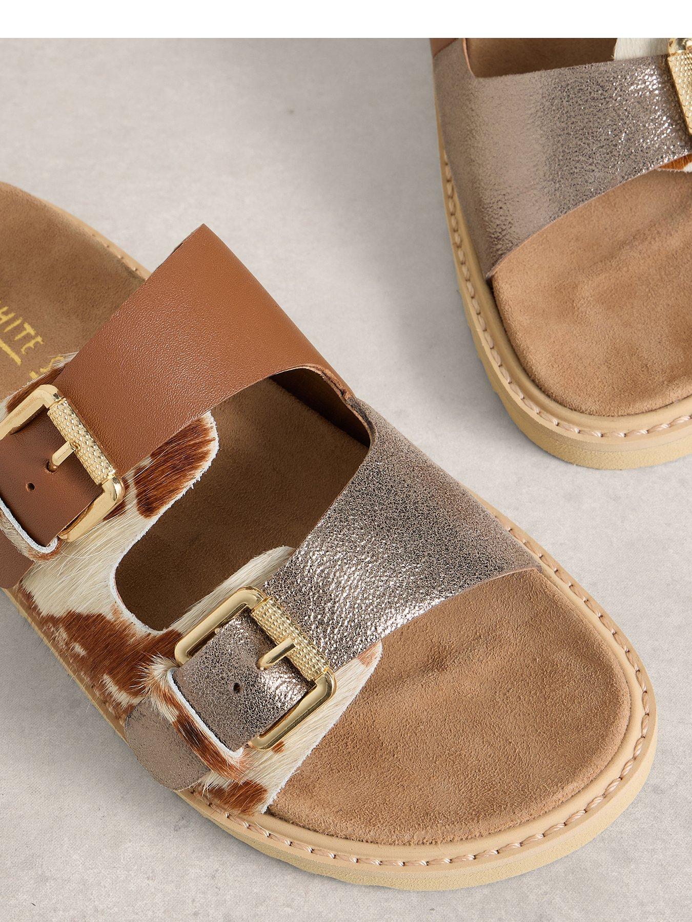Image 4 of 4 of White Stuff Patty Footbed - Brown