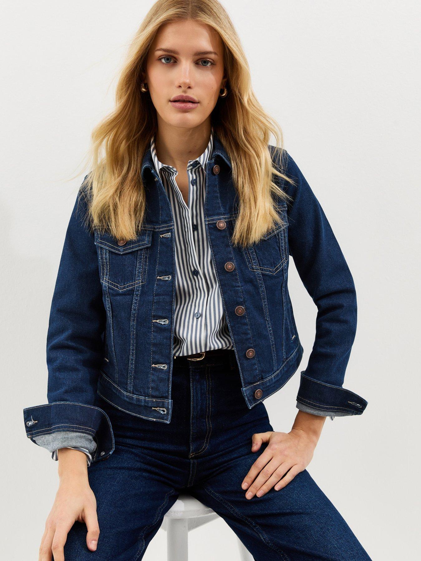 New Look Indigo Wash Denim Jacket - Blue