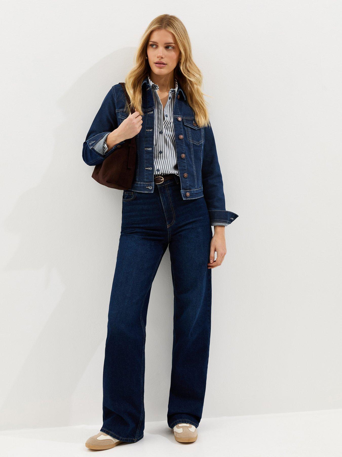 Image 3 of 5 of New Look Indigo Wash Denim Jacket - Blue