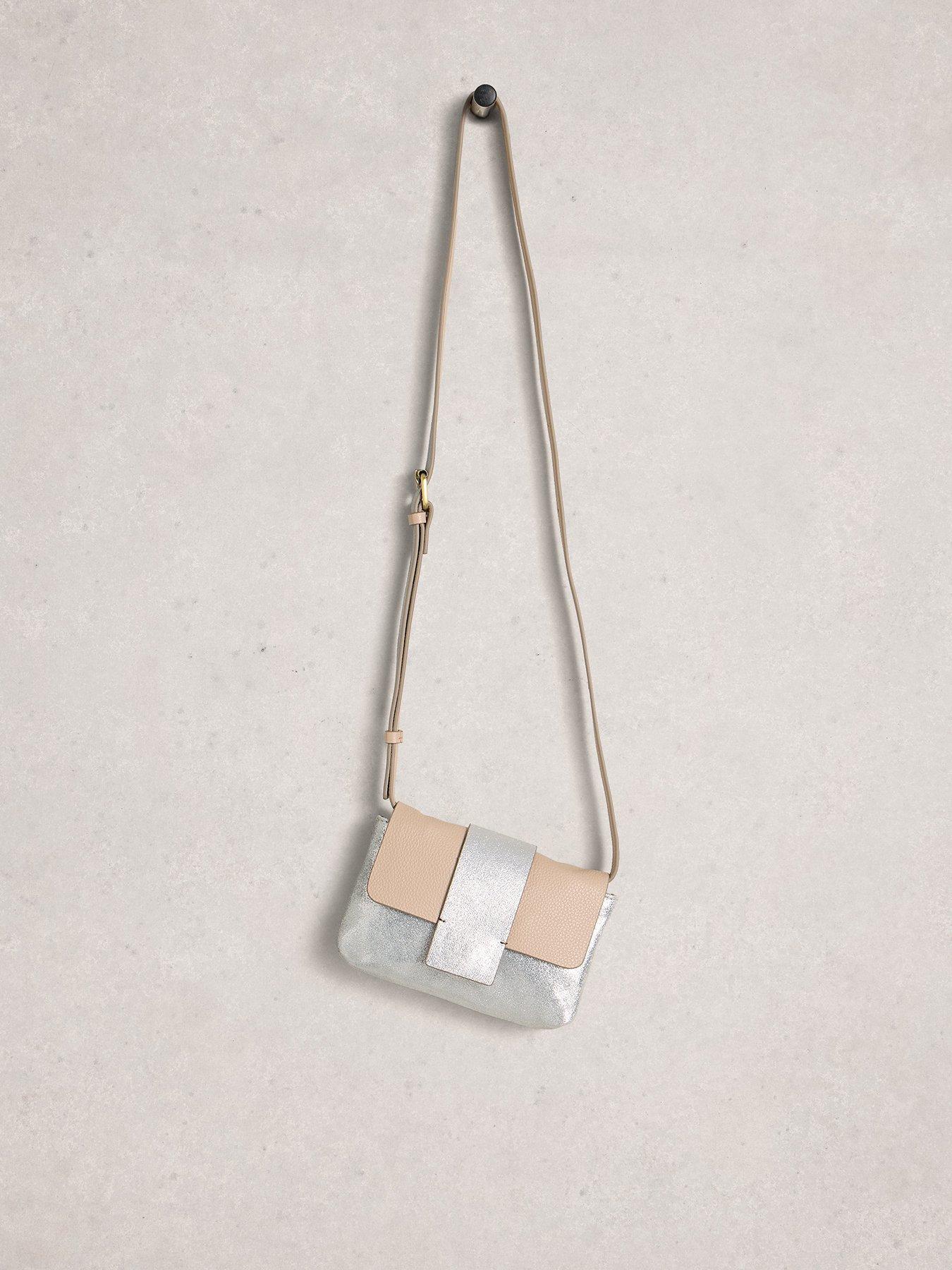  image of white-stuff-tabby-mini-landscape-bag-silver