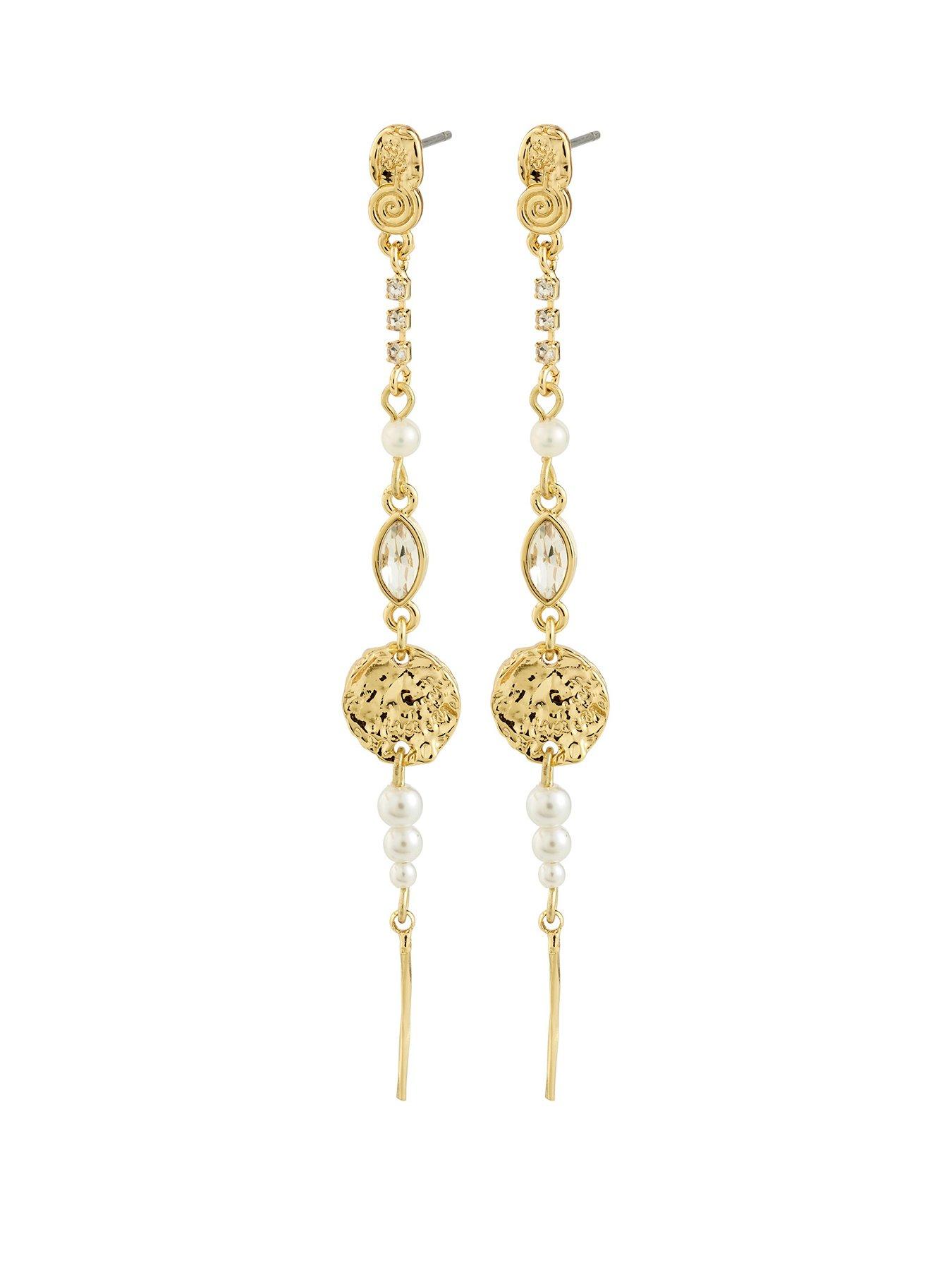  image of pilgrim-fire-earrings-gold-plated